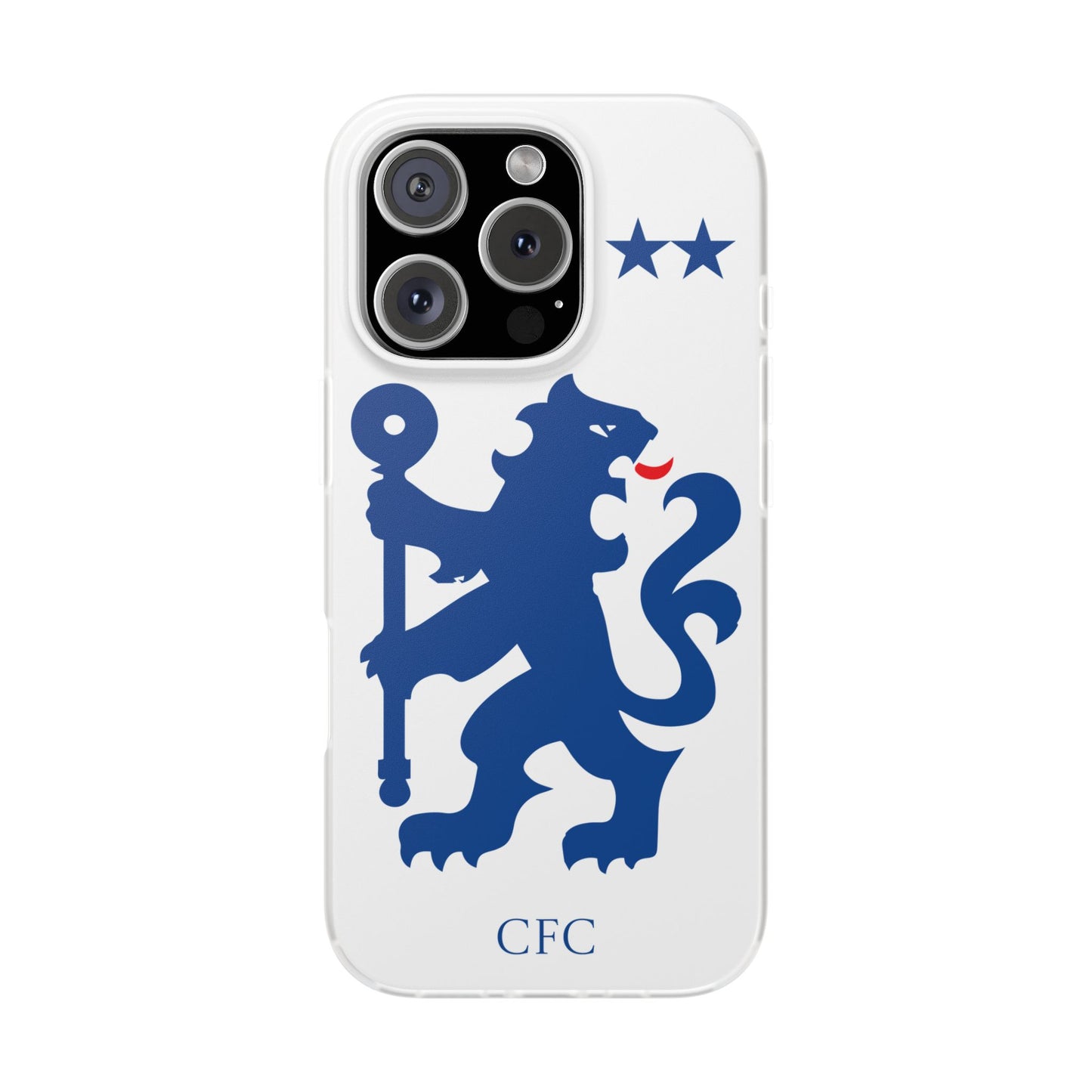 Chelsea iPhone Flexi Case - iPhone 16, 15, 14, Plus/Pro/Pro Max - White