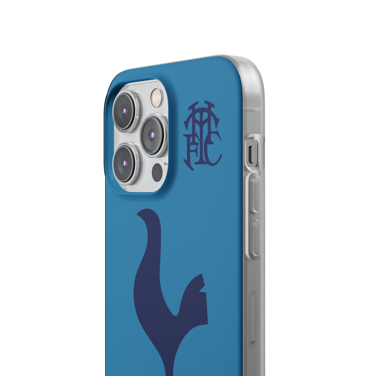 Tottenham Hotspur iPhone Flexi Case - iPhone 16, 15, 14, Plus/Pro/Pro Max - Cyan