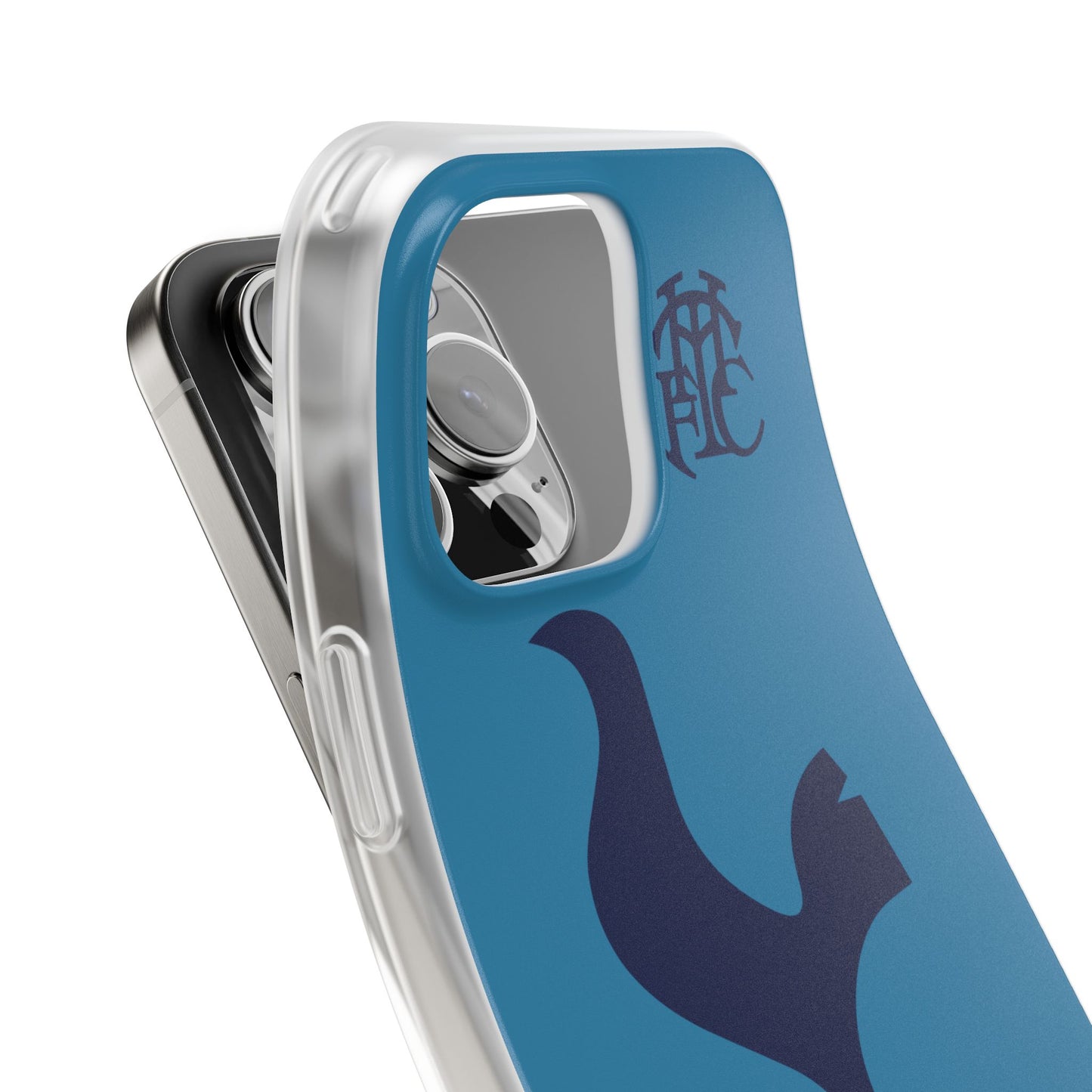 Tottenham Hotspur iPhone Flexi Case - iPhone 16, 15, 14, Plus/Pro/Pro Max - Cyan