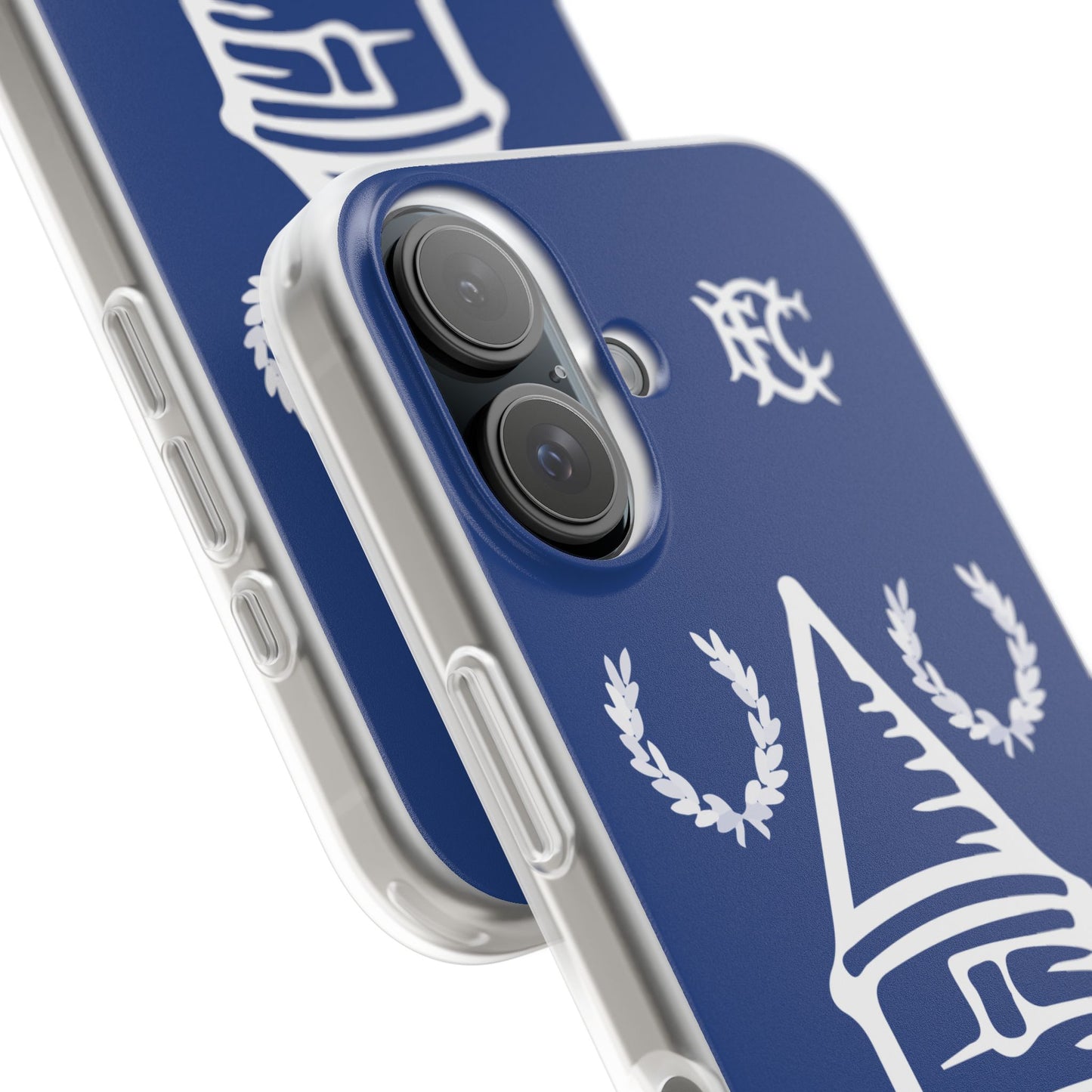 Everton Tower & Monogram Blue iPhone Flexi Case - iPhone 16, 15, 14, Plus/Pro/Pro Max