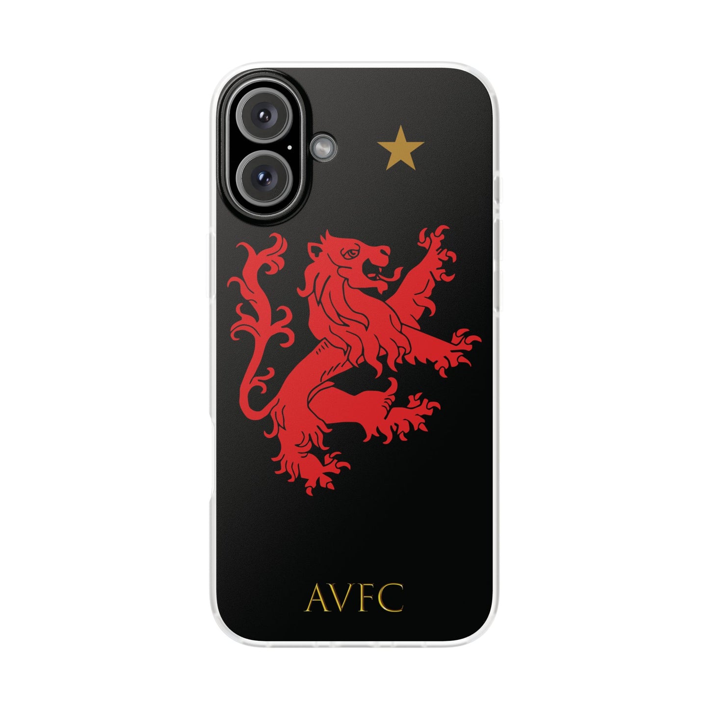 Aston Villa 150th Anniversary iPhone Flexi Case - Black