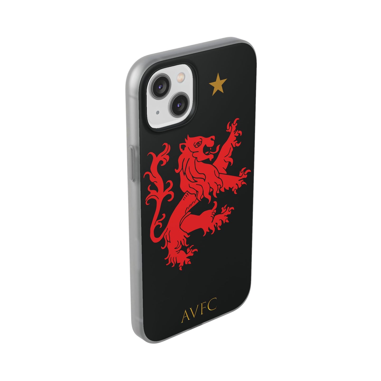 Aston Villa 150th Anniversary iPhone Flexi Case - Black