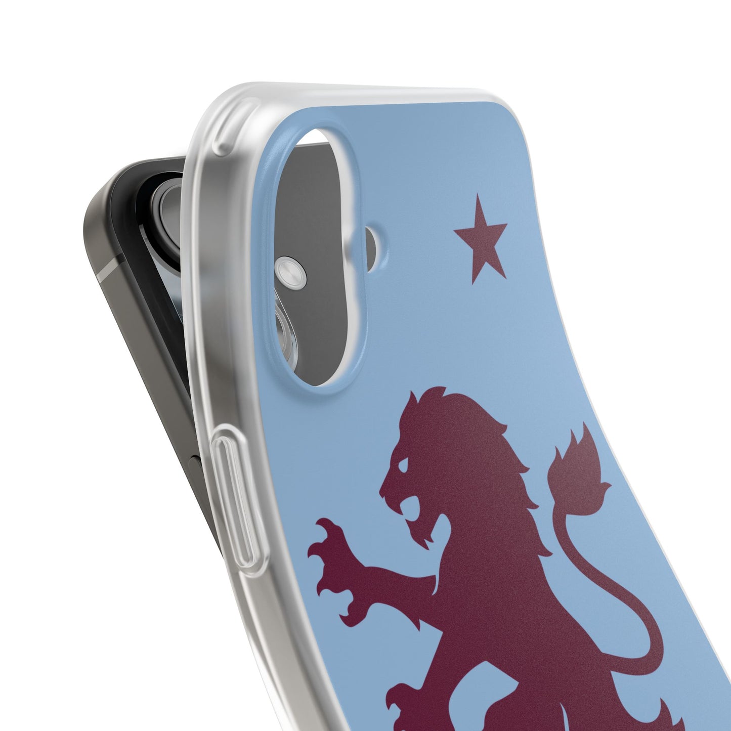 Aston Villa iPhone Flexi Case - iPhone 16, 15, 14, Plus/Pro/Pro Max - Blue