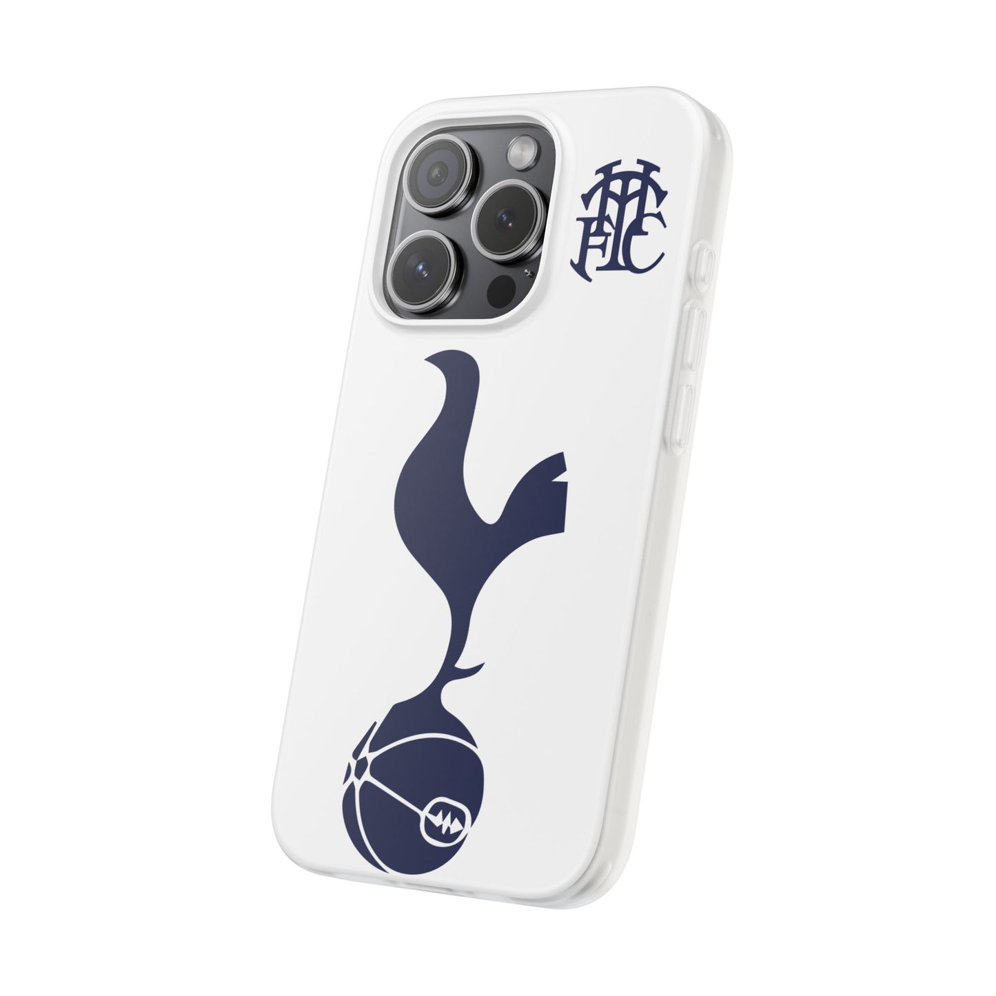 Tottenham Hotspur iPhone Flexi Case - iPhone 16, 15, 14, Plus/Pro/Pro Max - White