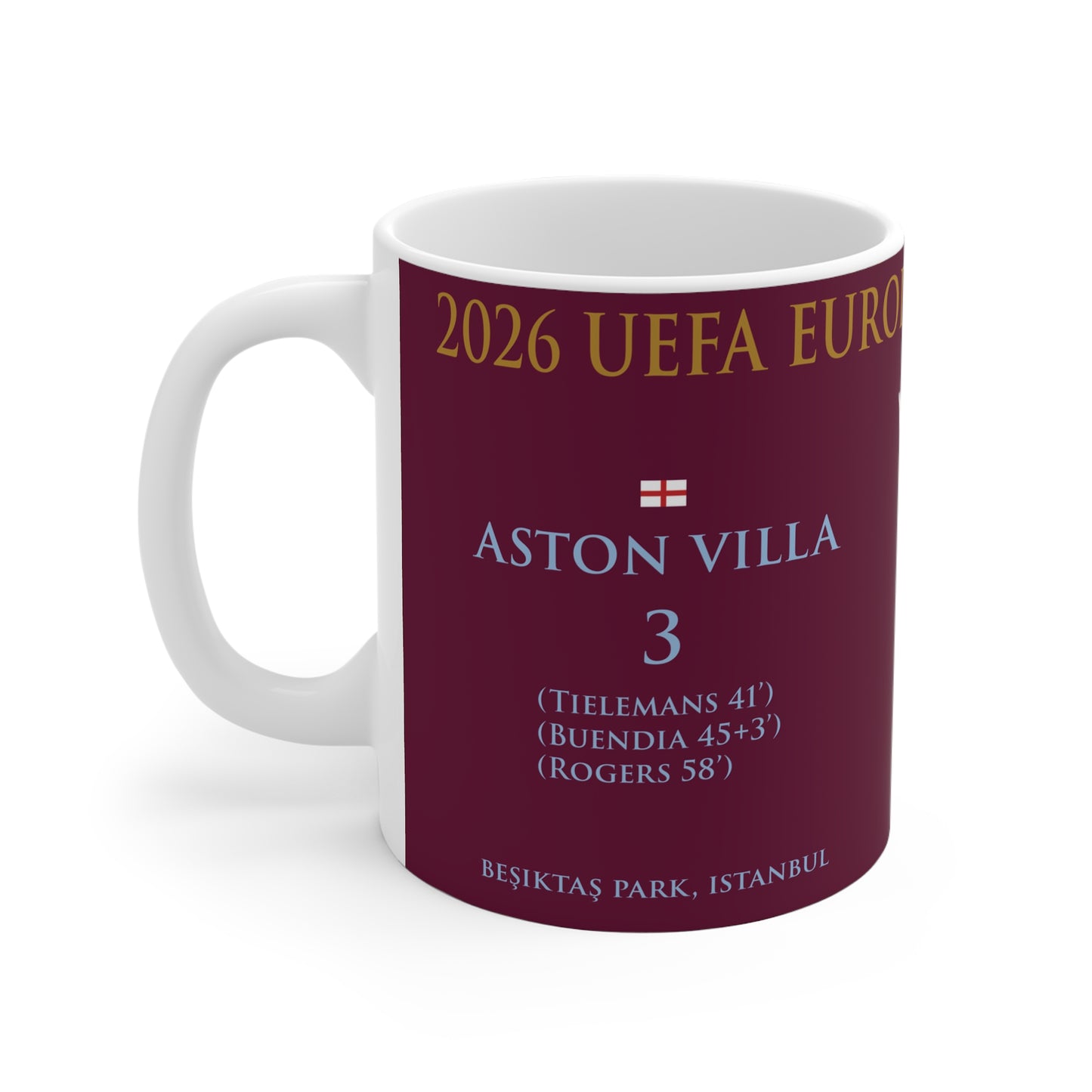 Aston Villa Europa League Winners Mug - Claret