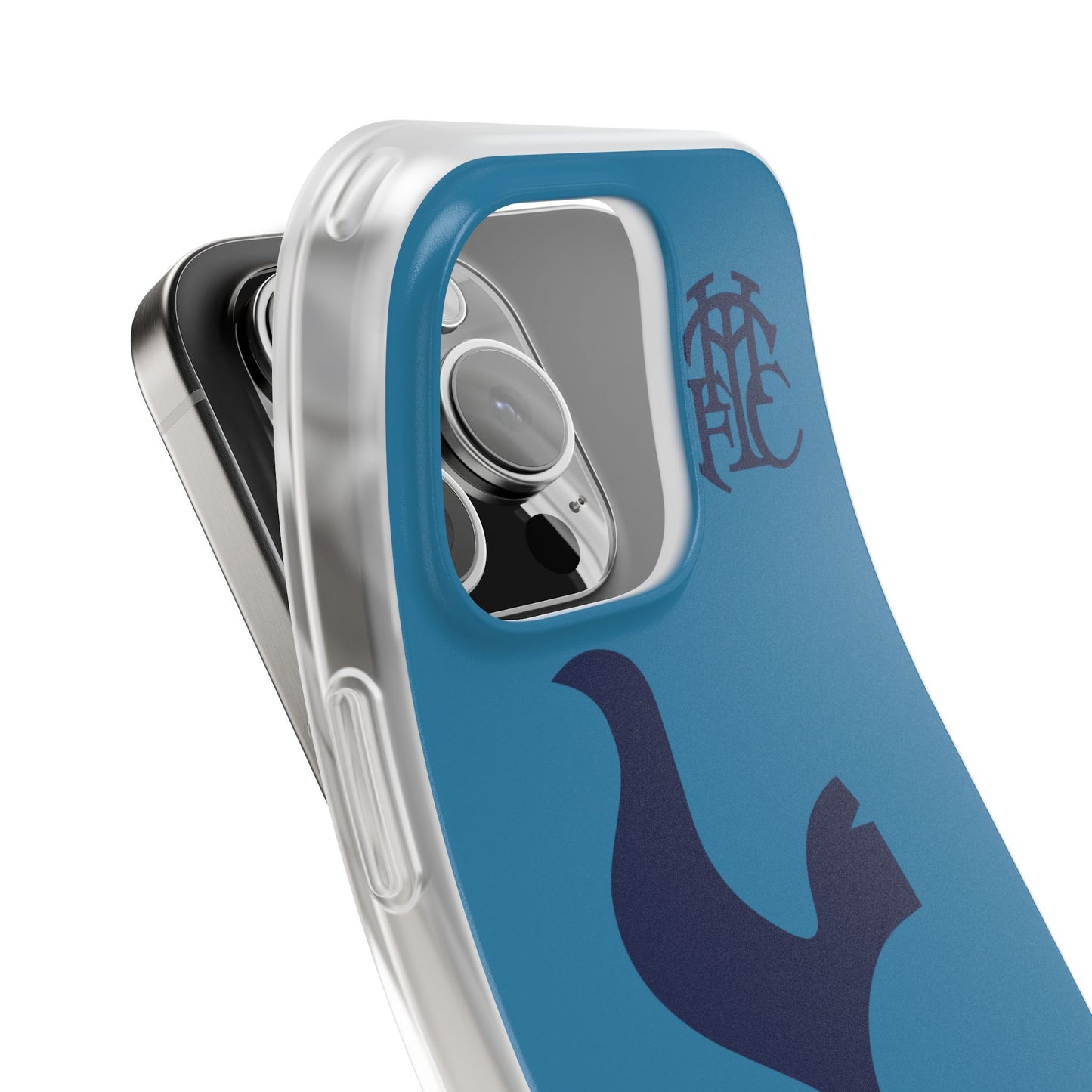 Tottenham Hotspur iPhone Flexi Case - iPhone 16, 15, 14, Plus/Pro/Pro Max - Cyan