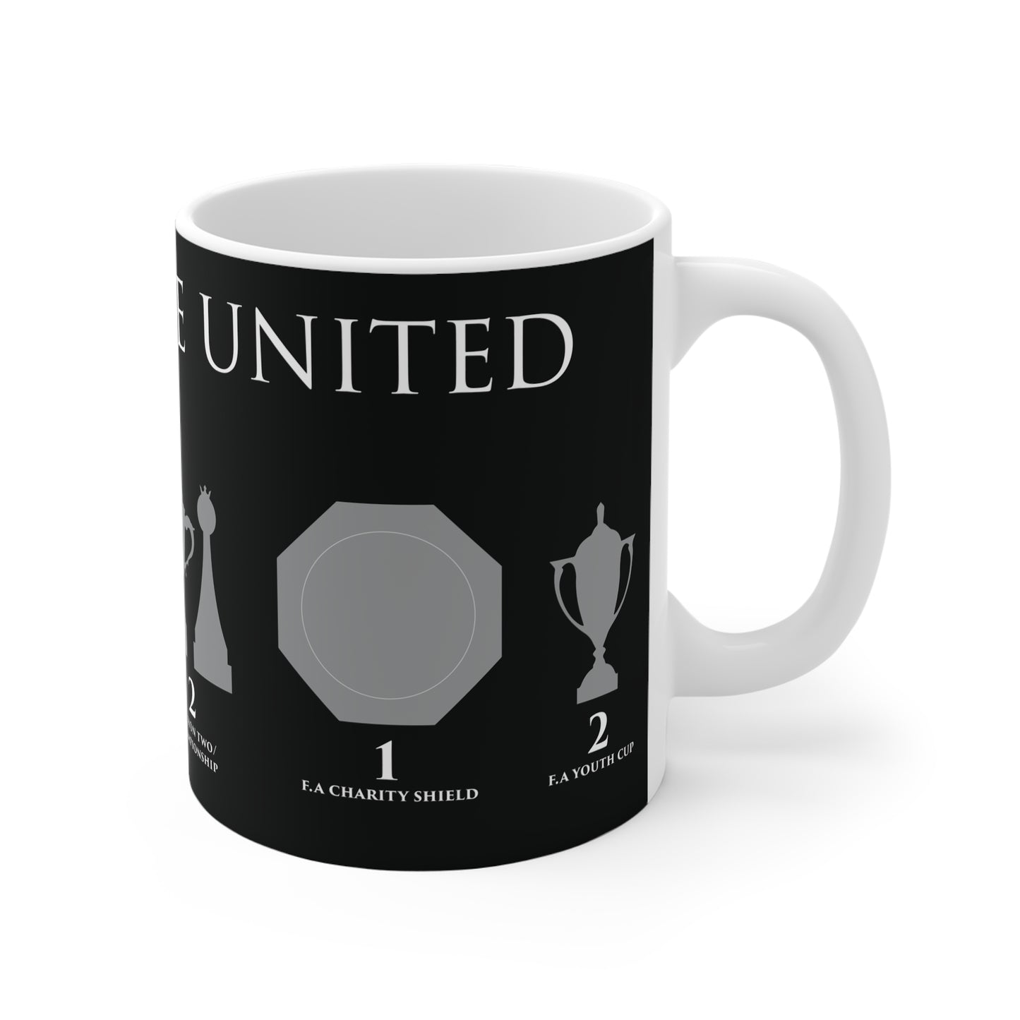 Newcastle United Trophies Mug - Black