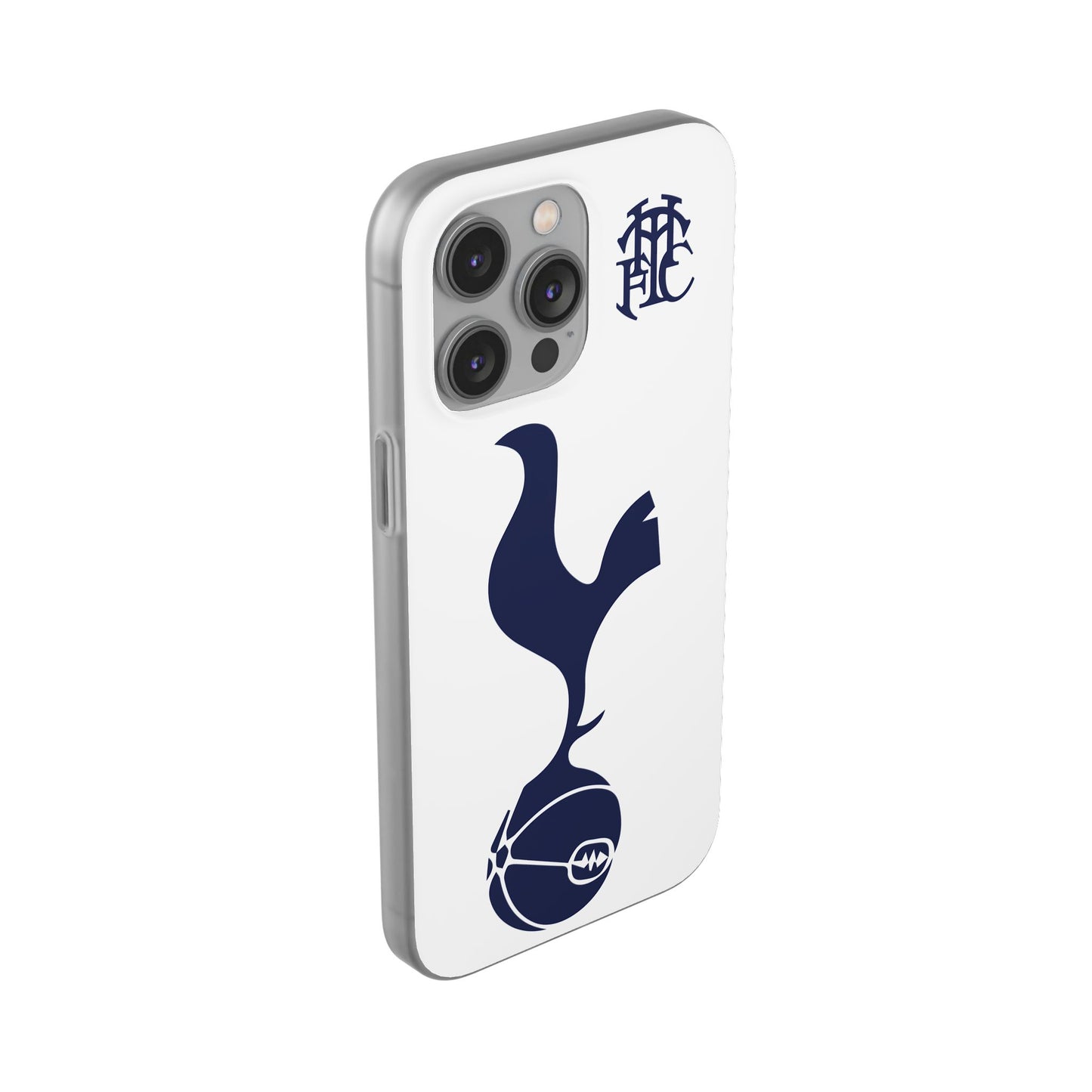 Tottenham Hotspur iPhone Flexi Case - iPhone 16, 15, 14, Plus/Pro/Pro Max - White