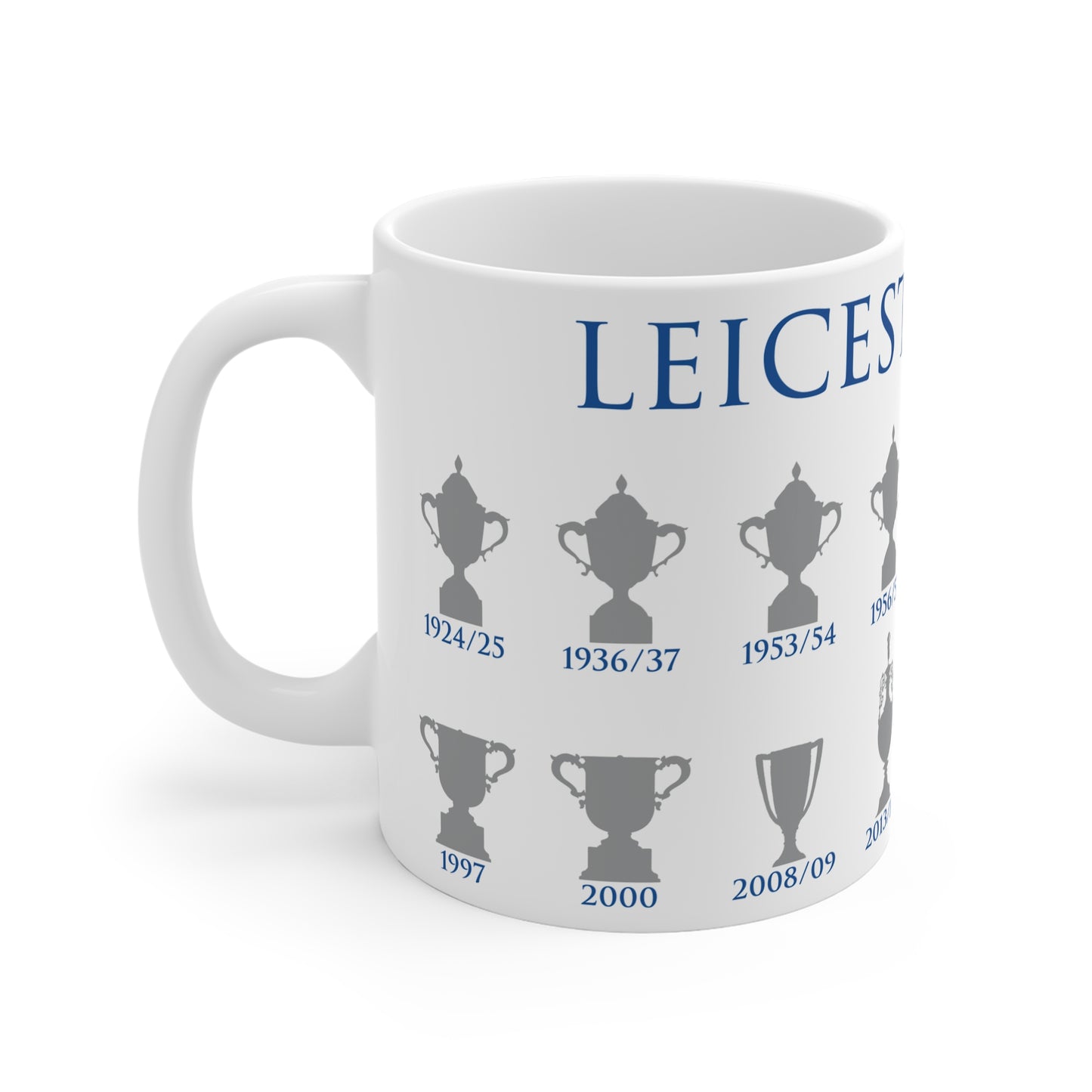 Leicester City Trophies Collection Mug - White