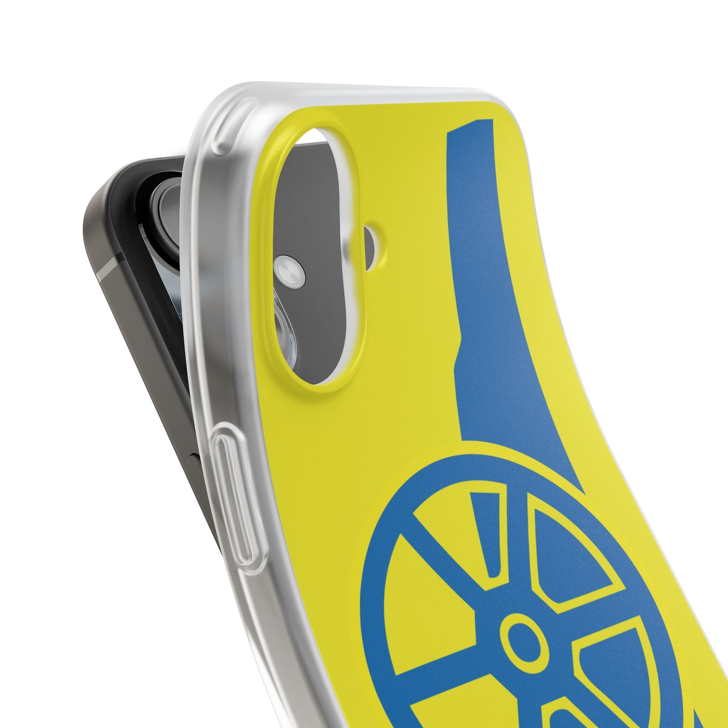 Arsenal Cannon Yellow iPhone Flexi Case - iPhone 16, 15, 14, Plus/Pro/Pro Max