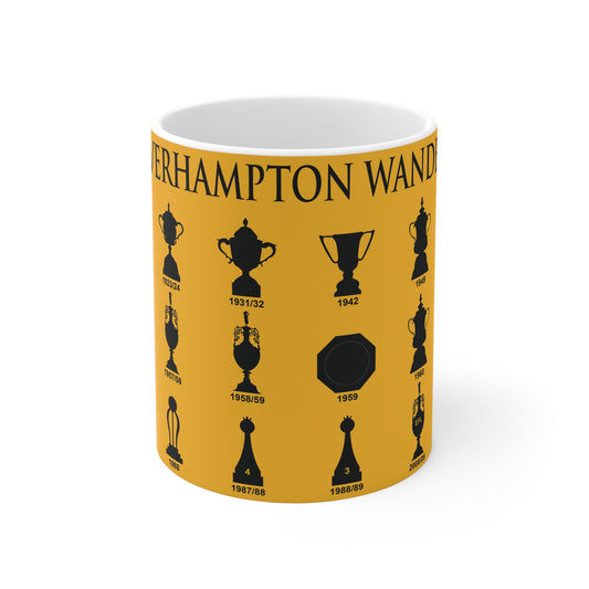 Wolverhampton Wanderers Trophies Collection Mug - Gold