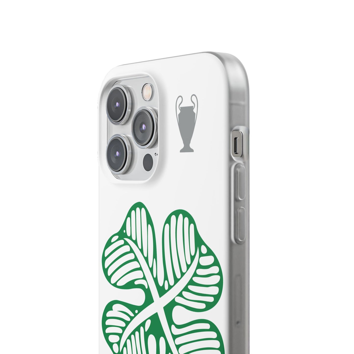 Celtic White iPhone Flexi Case - iPhone 16, 15, 14, Plus/Pro/pro Max