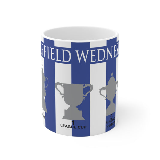 Sheffield Wednesday Trophies Mug - White Text Header