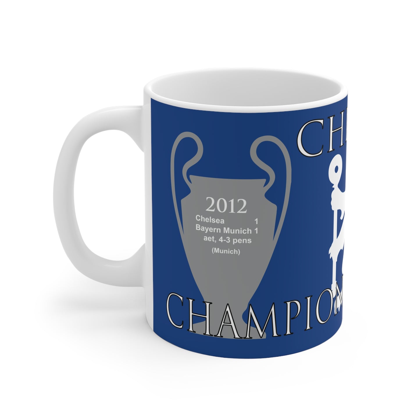 Chelsea Champions of Europe Mug - Blue