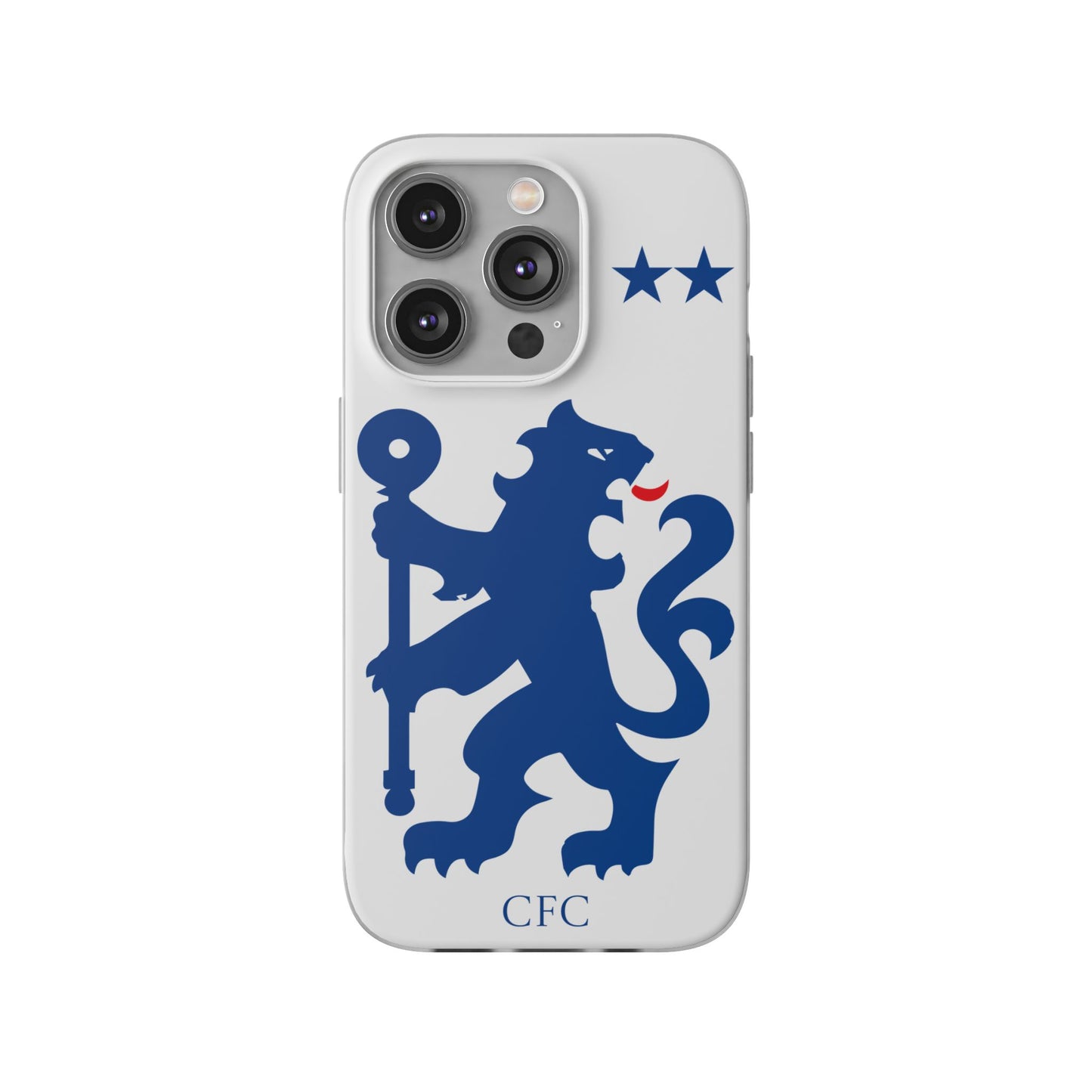 Chelsea iPhone Flexi Case - iPhone 16, 15, 14, Plus/Pro/Pro Max - White