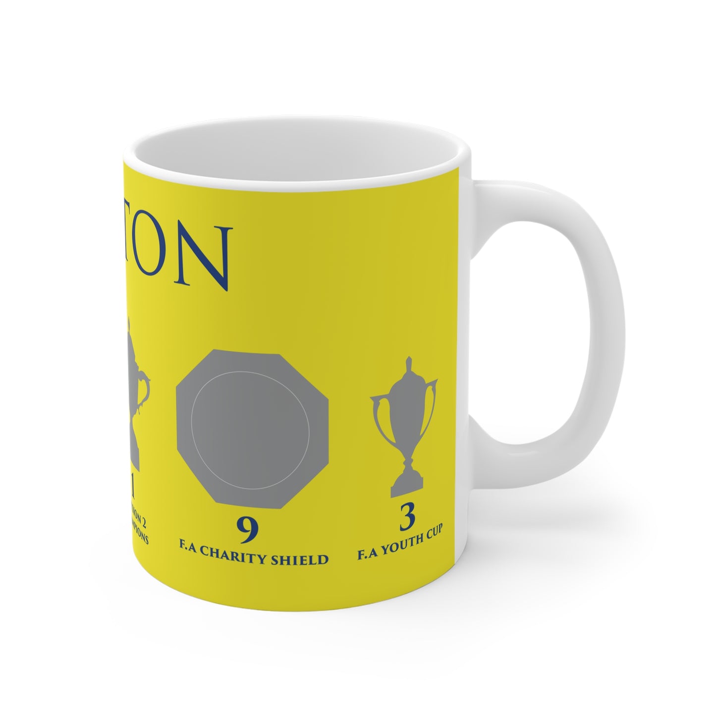 Everton Trophies Mug - Yellow