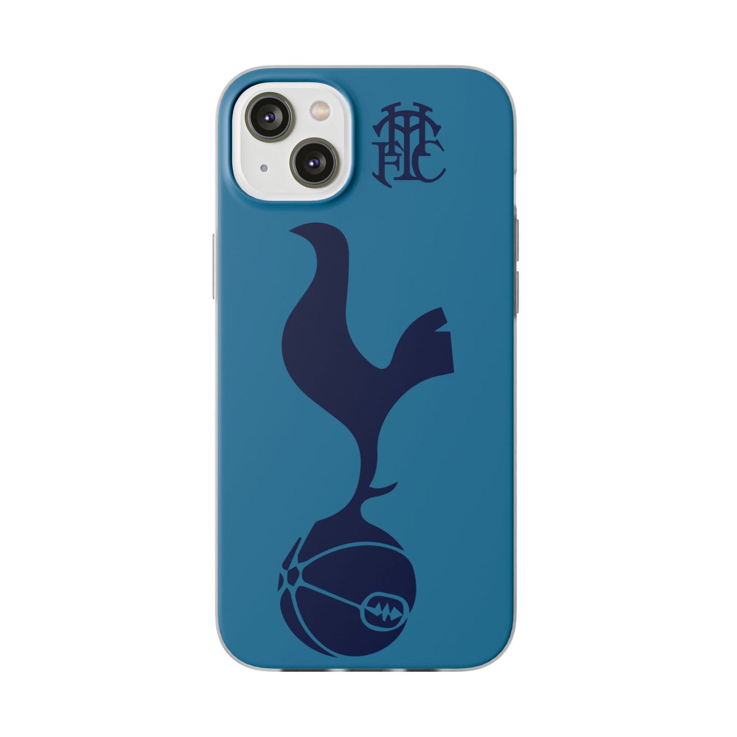 Tottenham Hotspur iPhone Flexi Case - iPhone 16, 15, 14, Plus/Pro/Pro Max - Cyan