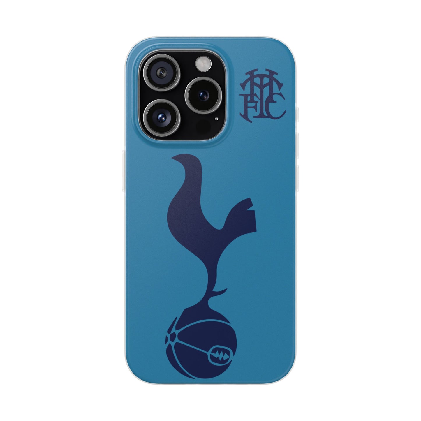 Tottenham Hotspur iPhone Flexi Case - iPhone 16, 15, 14, Plus/Pro/Pro Max - Cyan