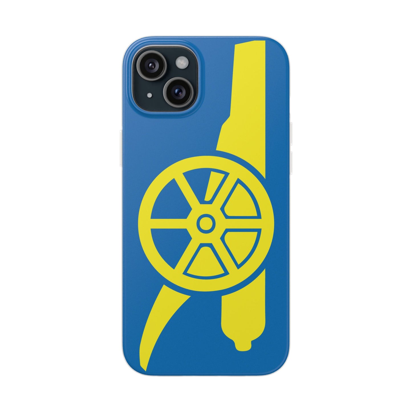 Arsenal Cannon Blue iPhone Flexi Case - iPhone 16, 15, 14, Plus/Pro/Pro Max