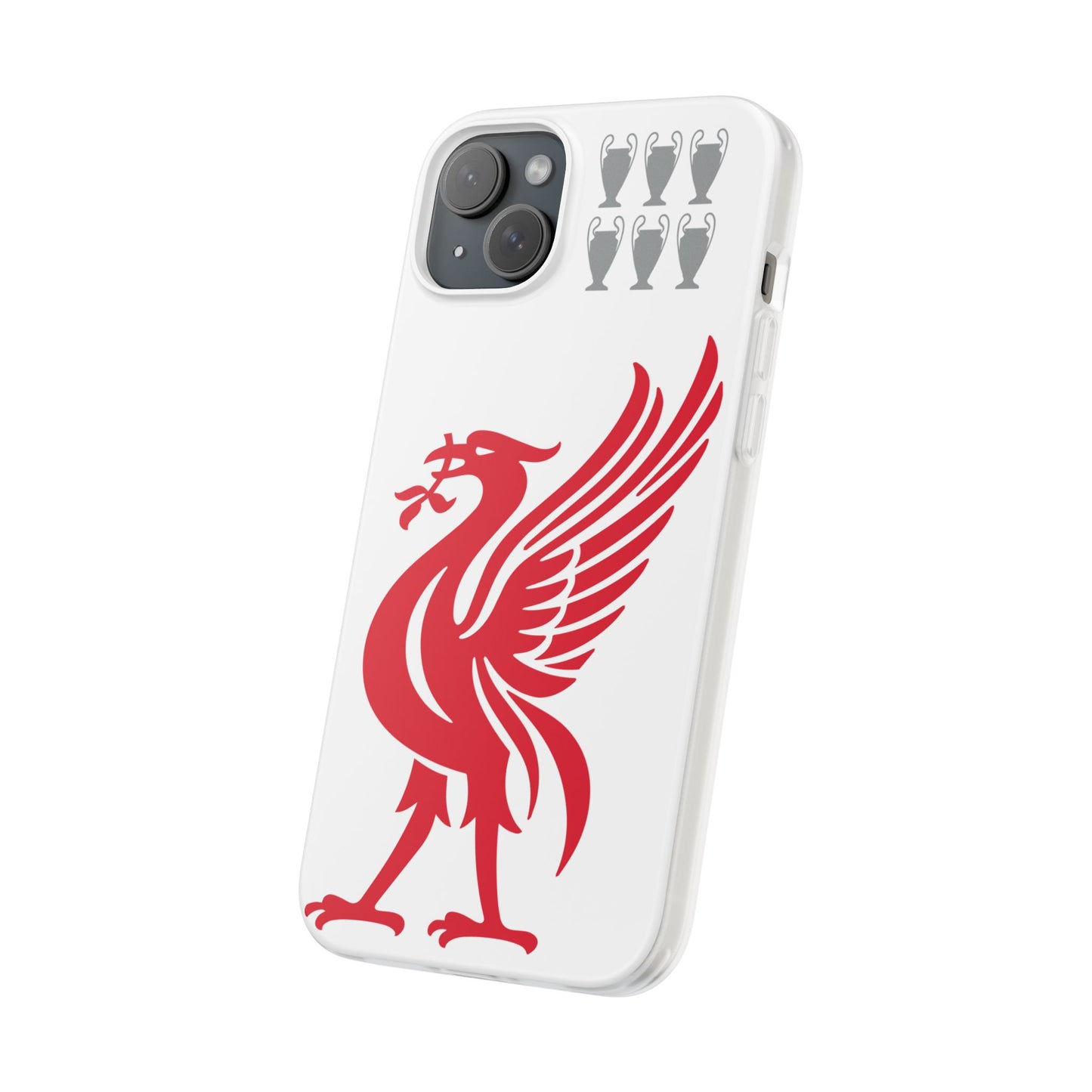 Liverpool White iPhone Flexi Case - iPhone 16, 15, 14, Plus/Pro/Pro Max