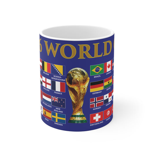 2026 Football World Cup Mug - Blue