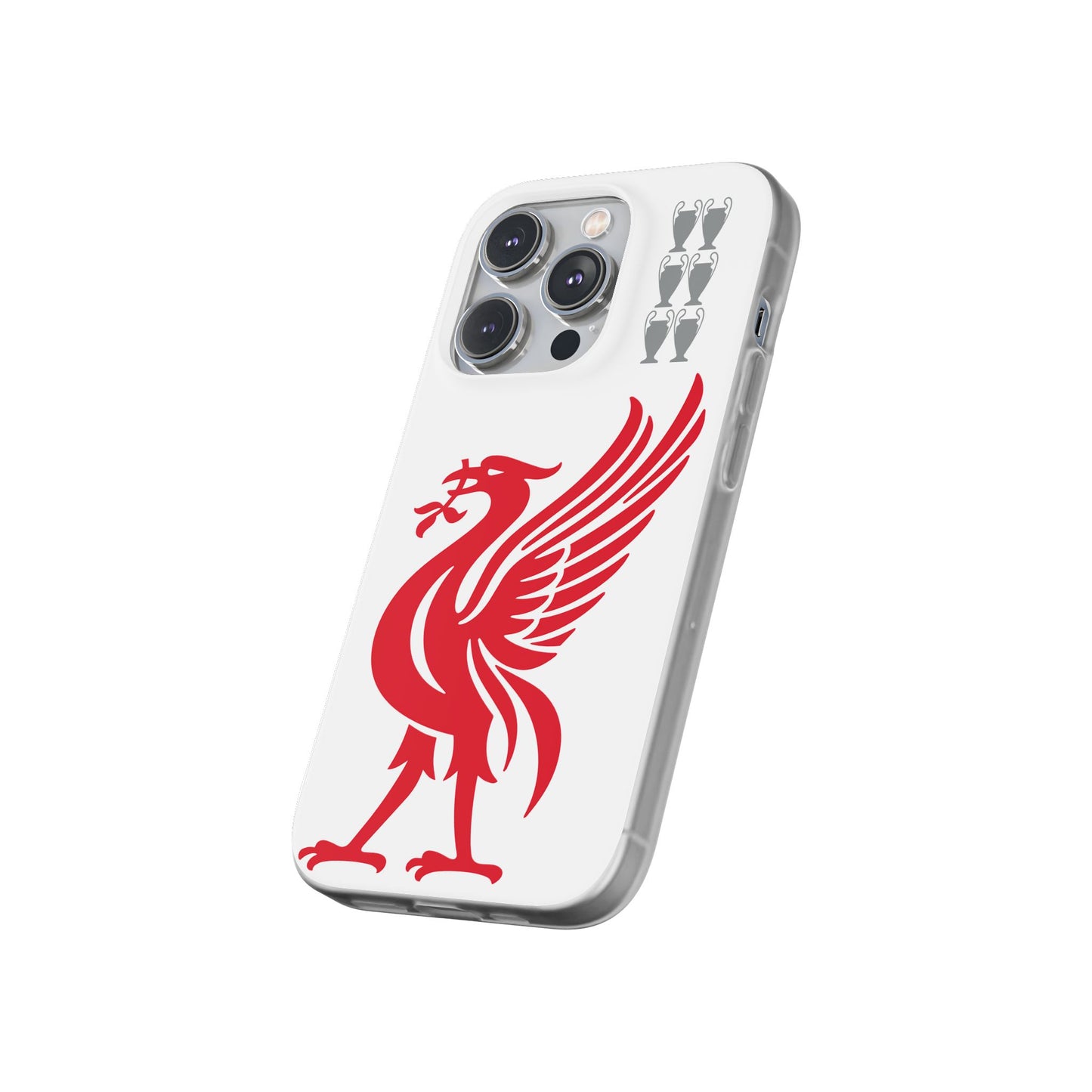 Liverpool White iPhone Flexi Case - iPhone 16, 15, 14, Plus/Pro/Pro Max