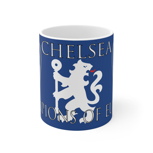 Chelsea Champions of Europe Mug - Blue