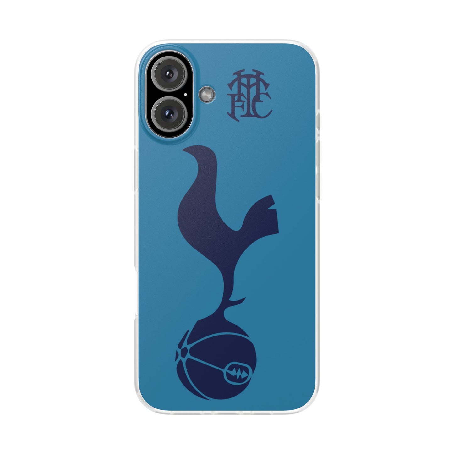 Tottenham Hotspur iPhone Flexi Case - iPhone 16, 15, 14, Plus/Pro/Pro Max - Cyan