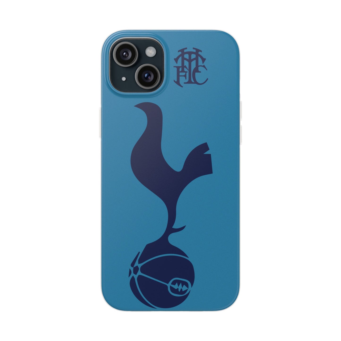 Tottenham Hotspur iPhone Flexi Case - iPhone 16, 15, 14, Plus/Pro/Pro Max - Cyan