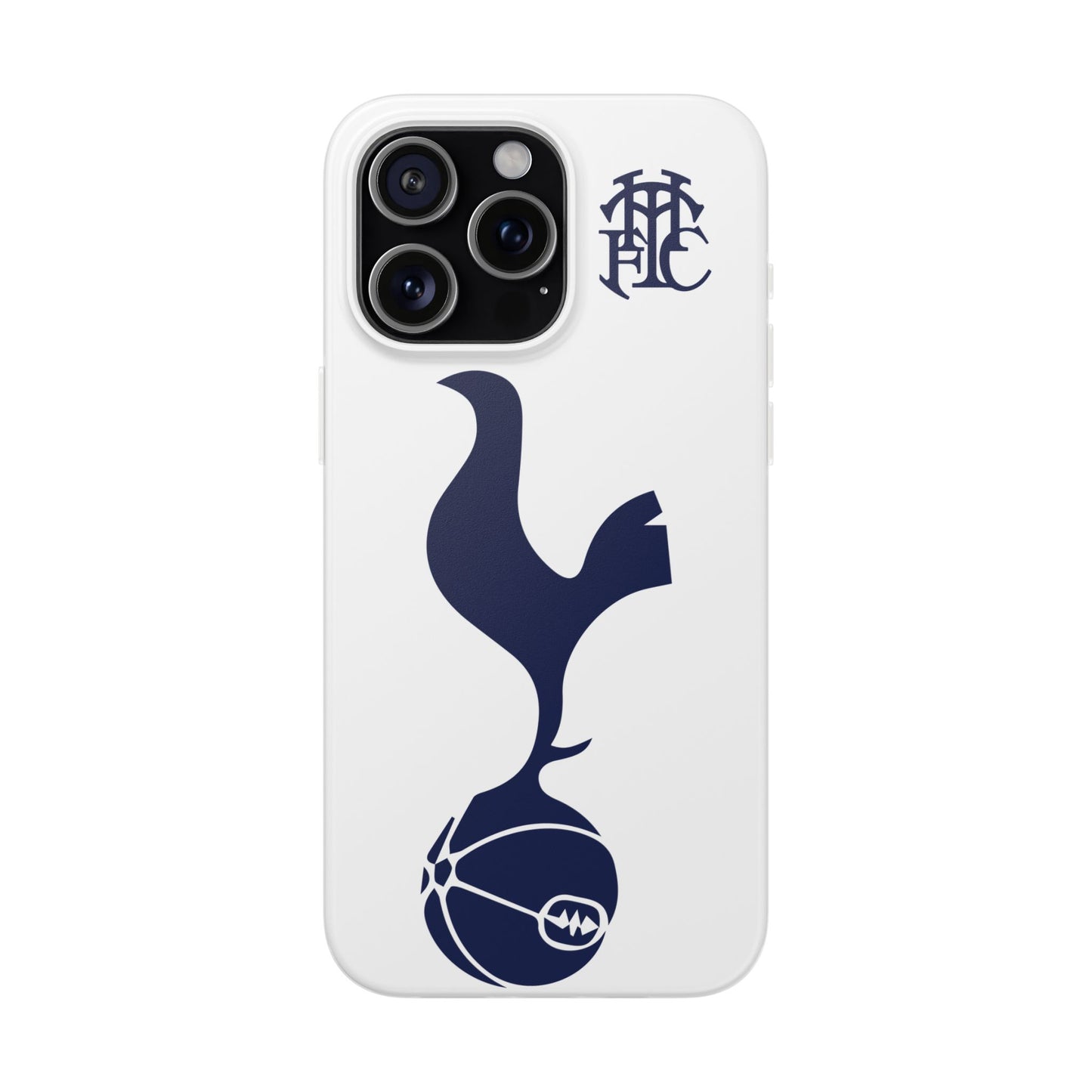 Tottenham Hotspur iPhone Flexi Case - iPhone 16, 15, 14, Plus/Pro/Pro Max - White