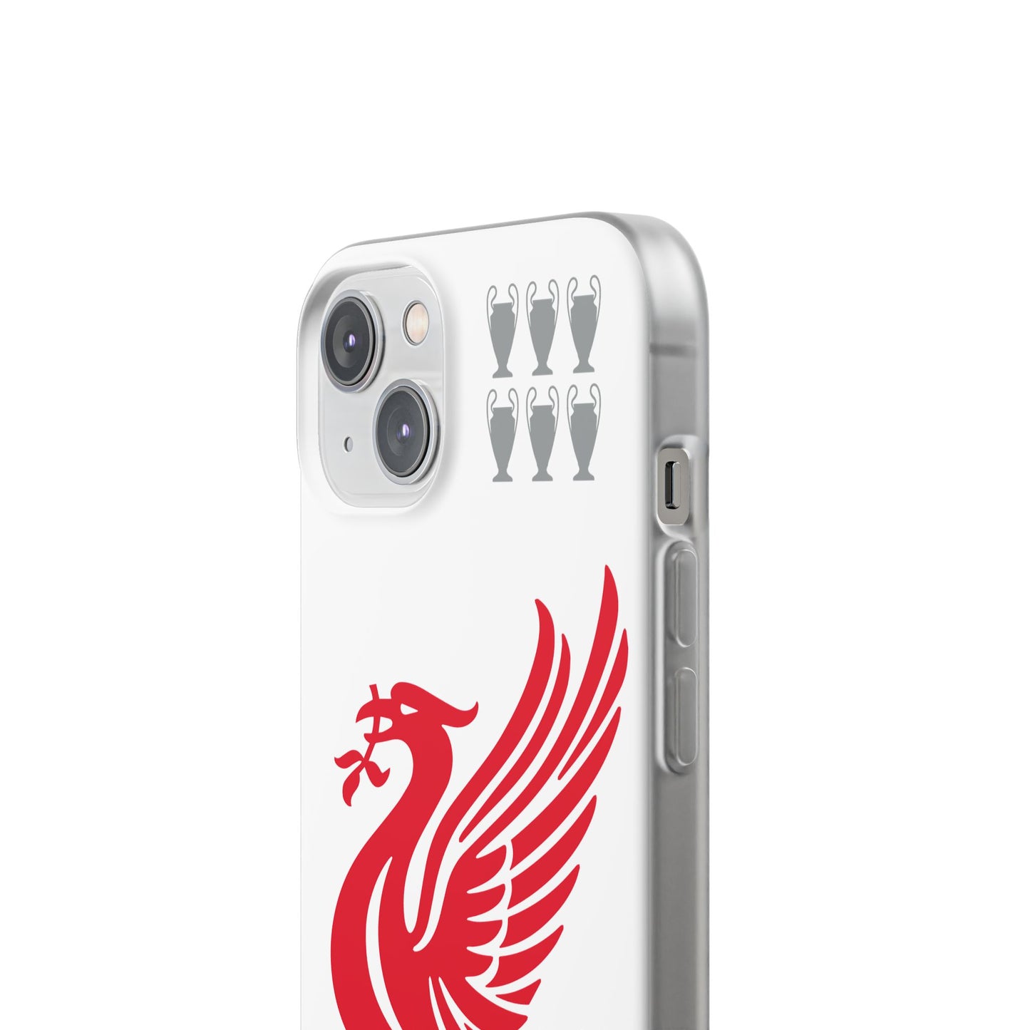 Liverpool White iPhone Flexi Case - iPhone 16, 15, 14, Plus/Pro/Pro Max