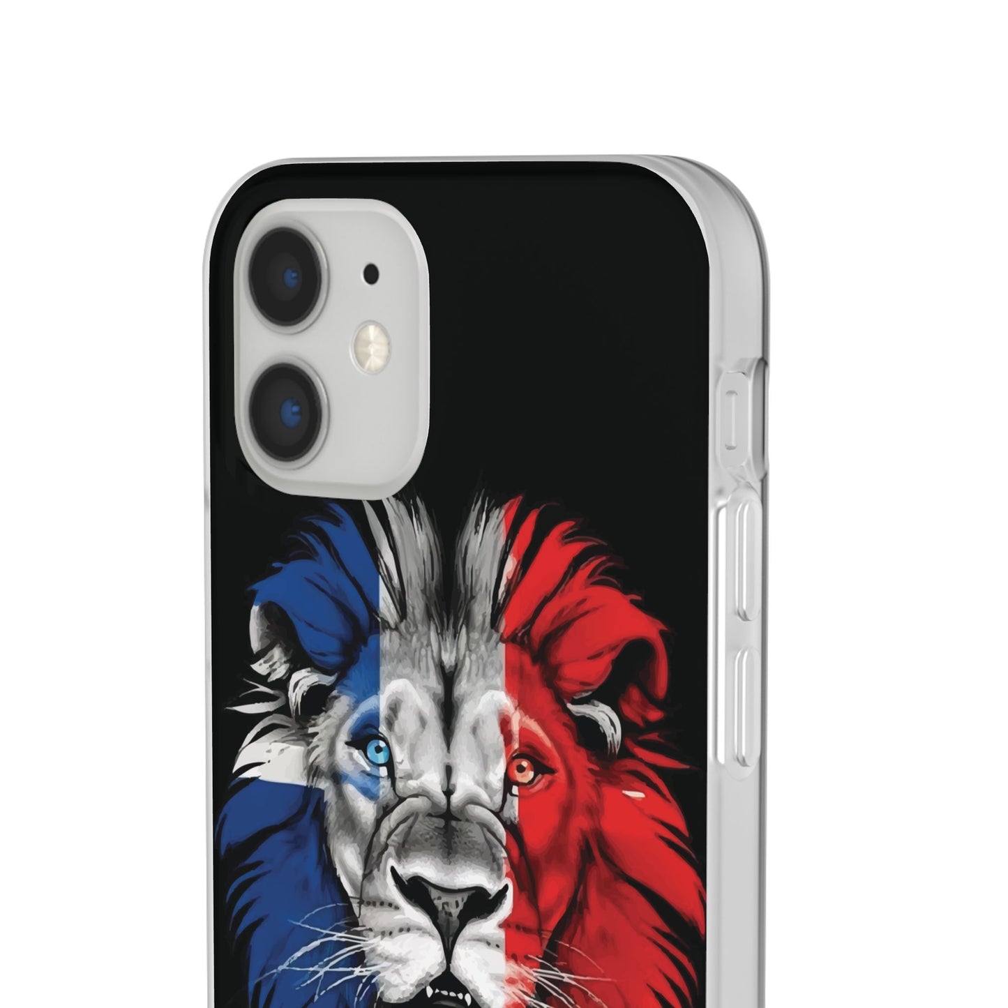 Great Britain Union Jack Lion black iPhone Flexi Case - iPhone 12, 13, 14, 15, 16, Mini/Plus/Pro/Pro Max