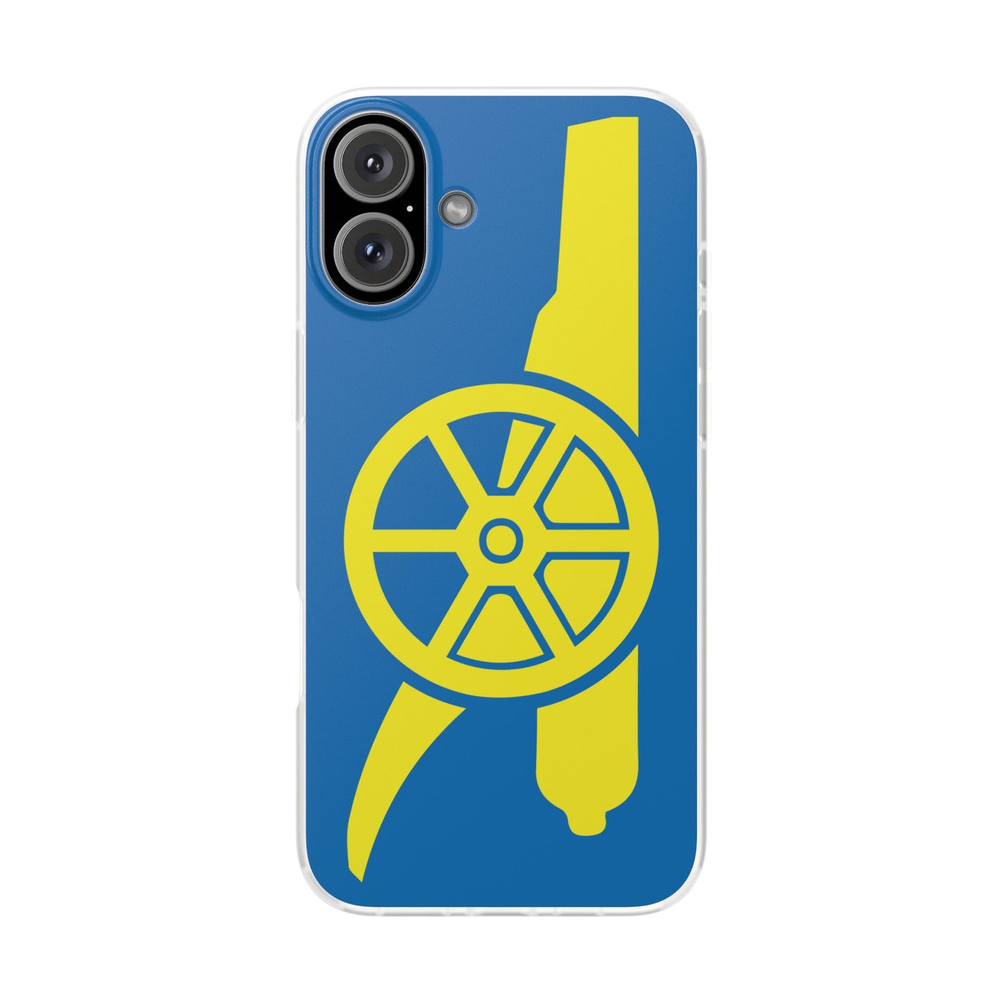 Arsenal Cannon Blue iPhone Flexi Case - iPhone 16, 15, 14, Plus/Pro/Pro Max