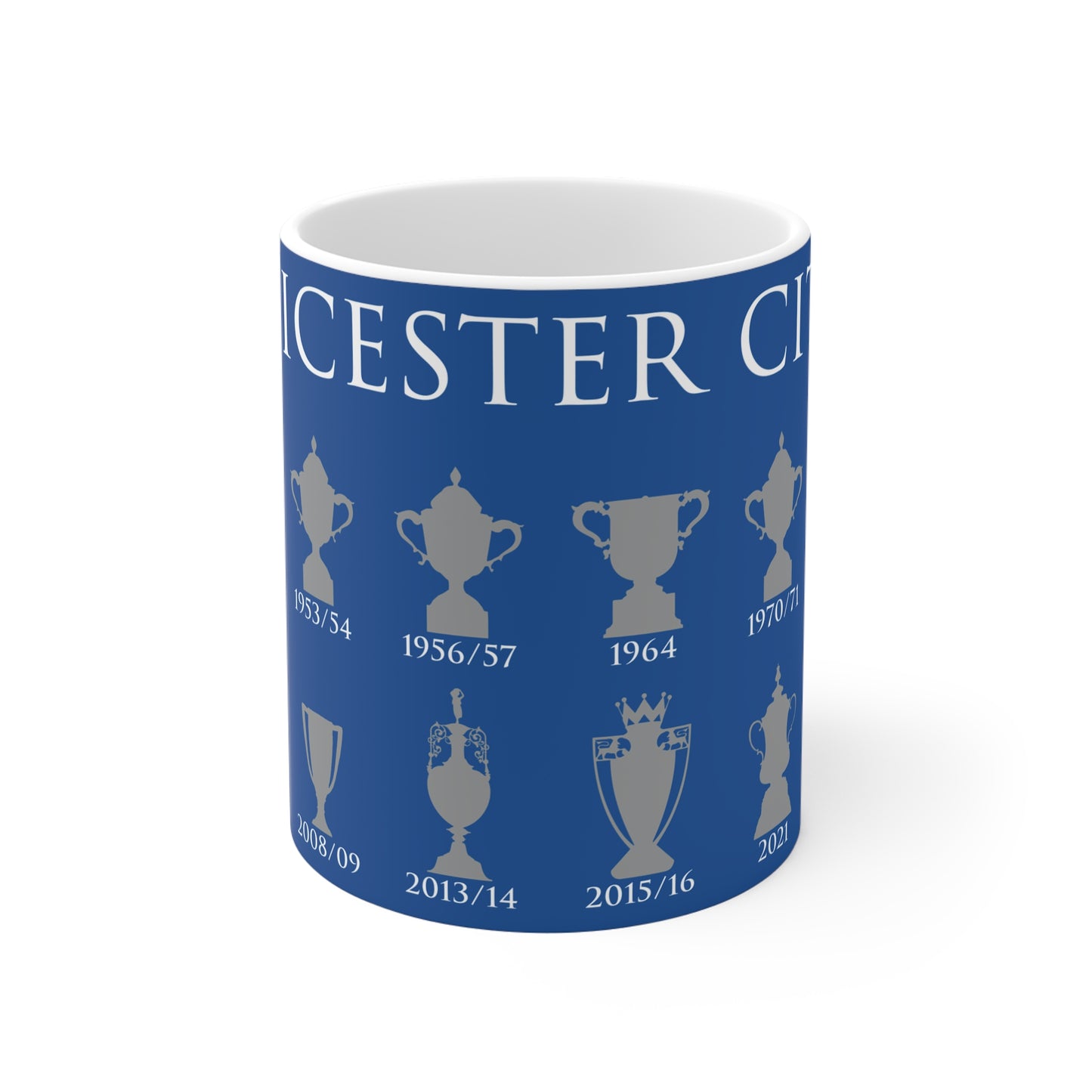 Leicester City Trophies Collection Mug - Blue