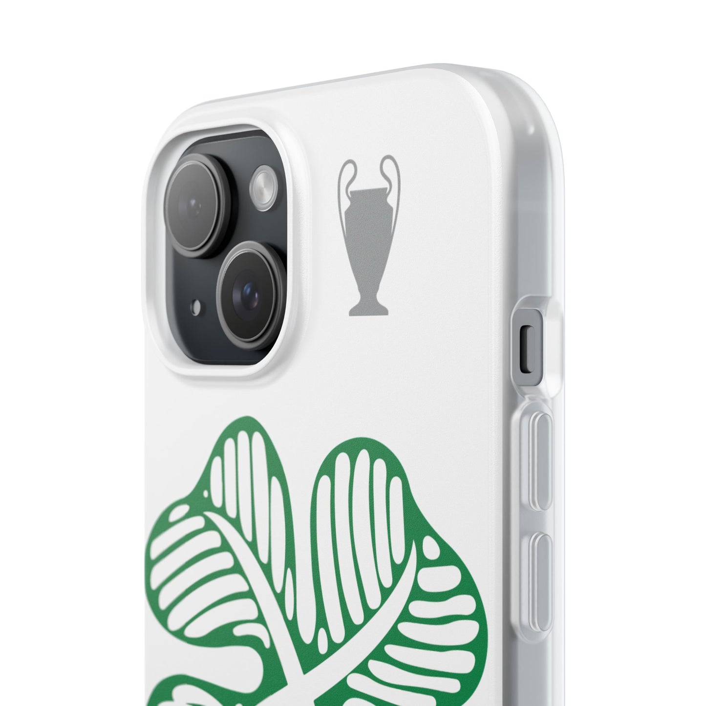 Celtic White iPhone Flexi Case - iPhone 16, 15, 14, Plus/Pro/pro Max