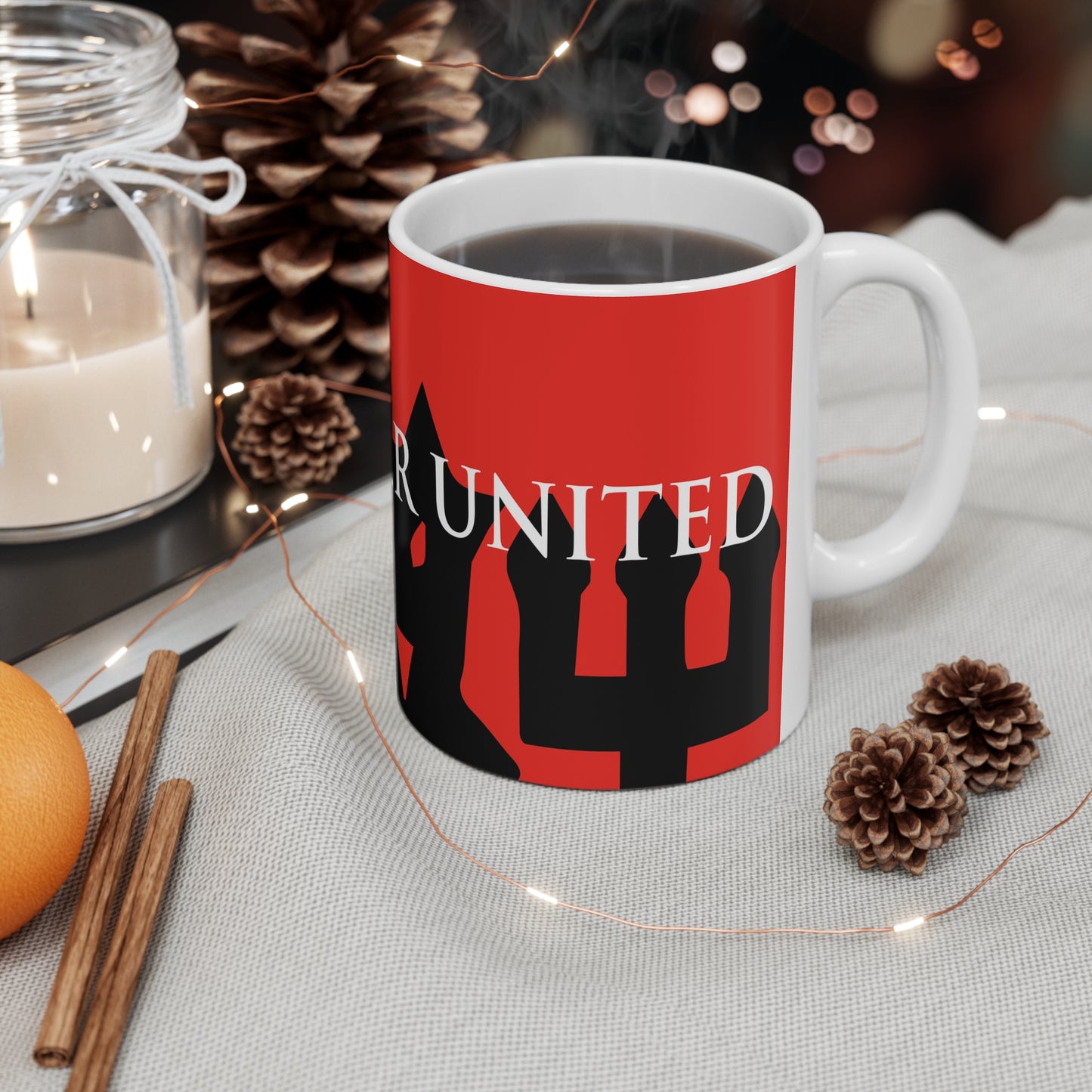 Manchester United Devil Mug - Red