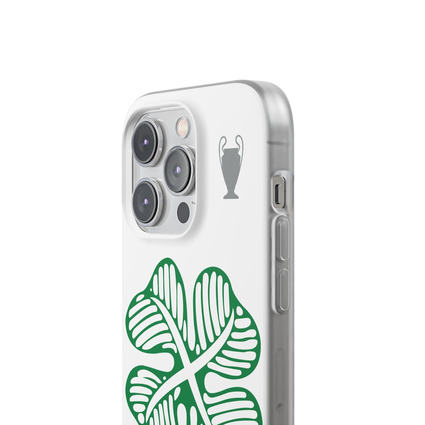 Celtic White iPhone Flexi Case - iPhone 16, 15, 14, Plus/Pro/pro Max