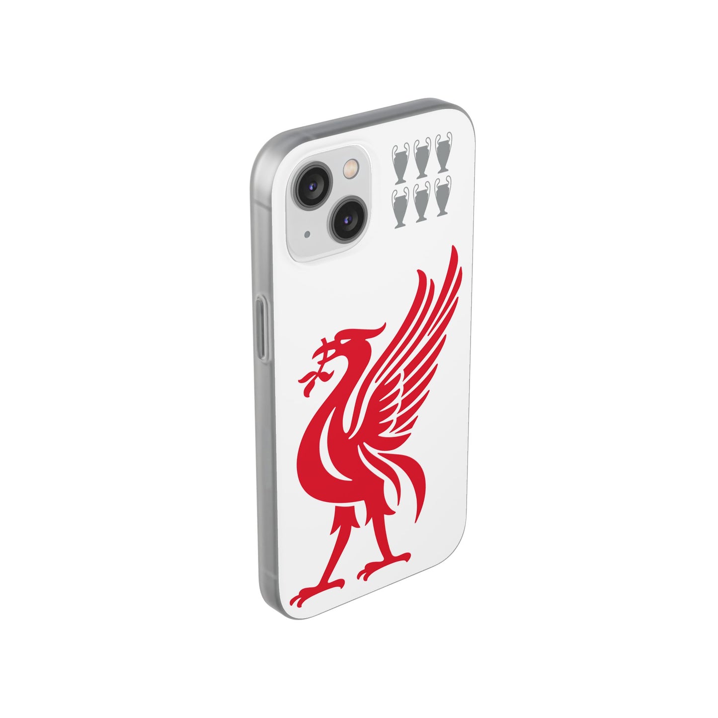 Liverpool White iPhone Flexi Case - iPhone 16, 15, 14, Plus/Pro/Pro Max