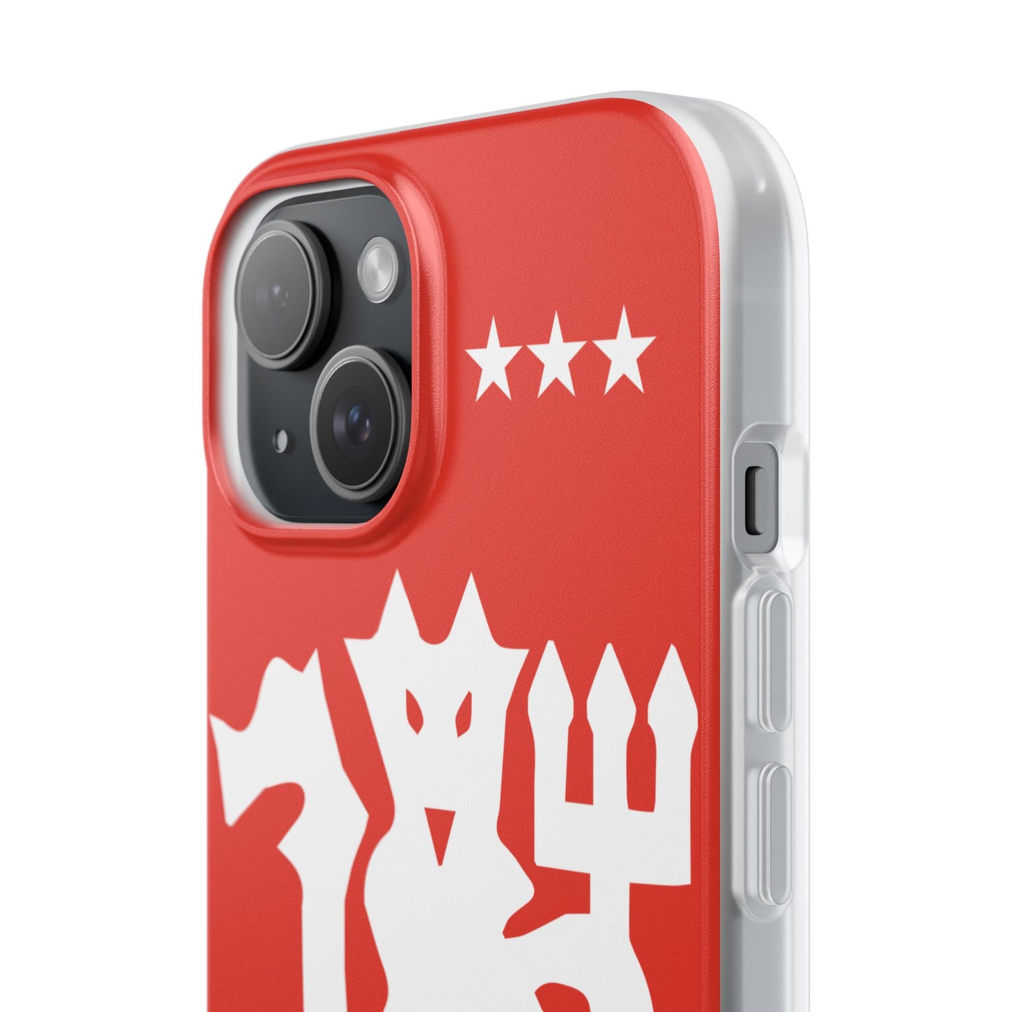 Manchester United iPhone Flexi Case - iPhone 16, 15, 14, Plus/Pro/Pro Max - Red