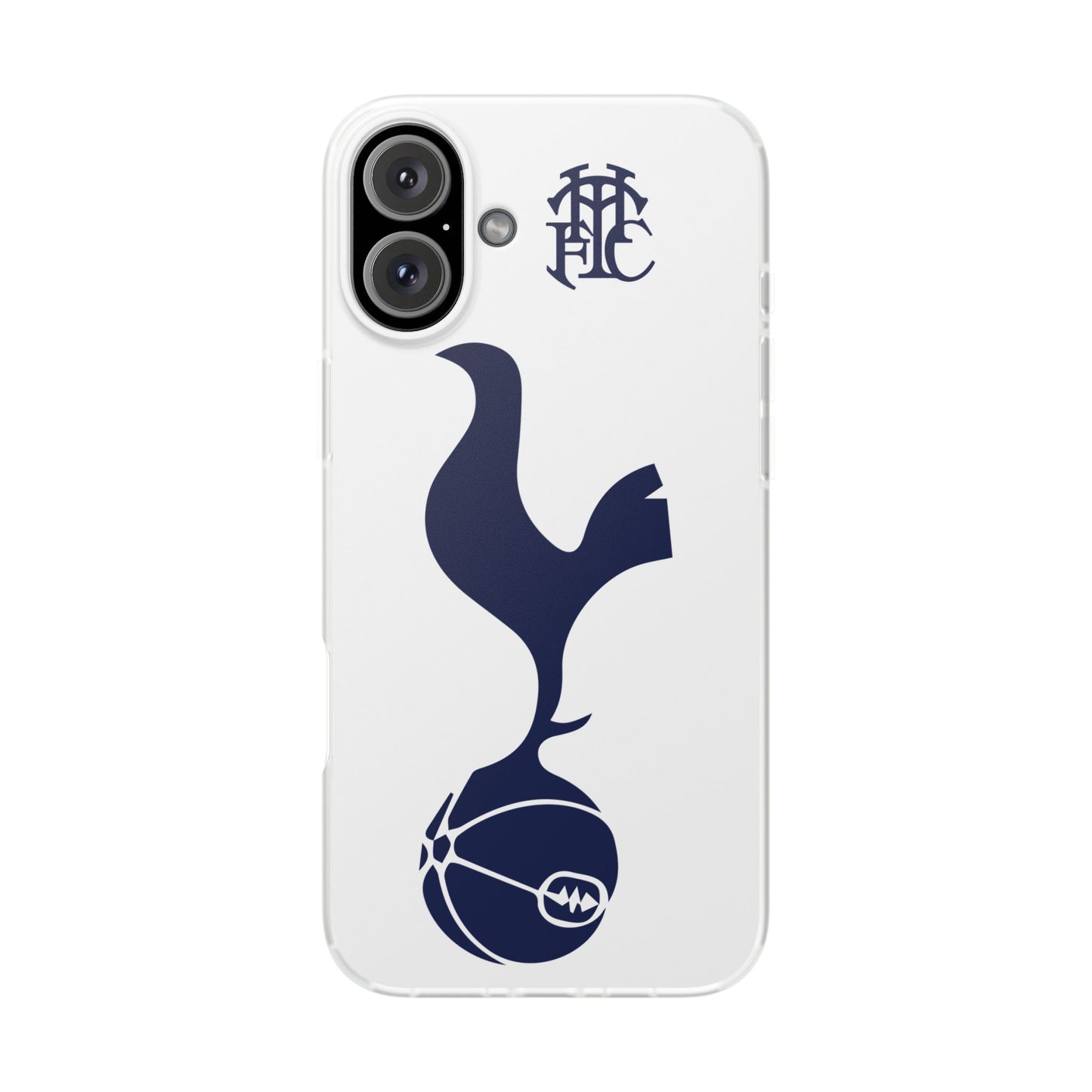 Tottenham Hotspur iPhone Flexi Case - iPhone 16, 15, 14, Plus/Pro/Pro Max - White