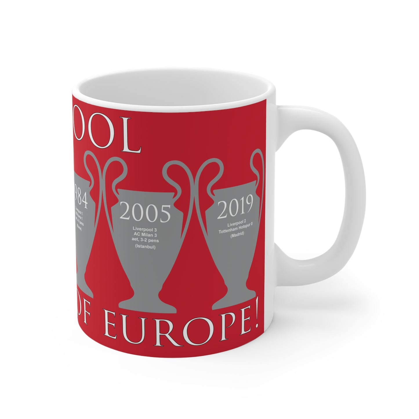 Liverpool Champions of Europe Mug - Red