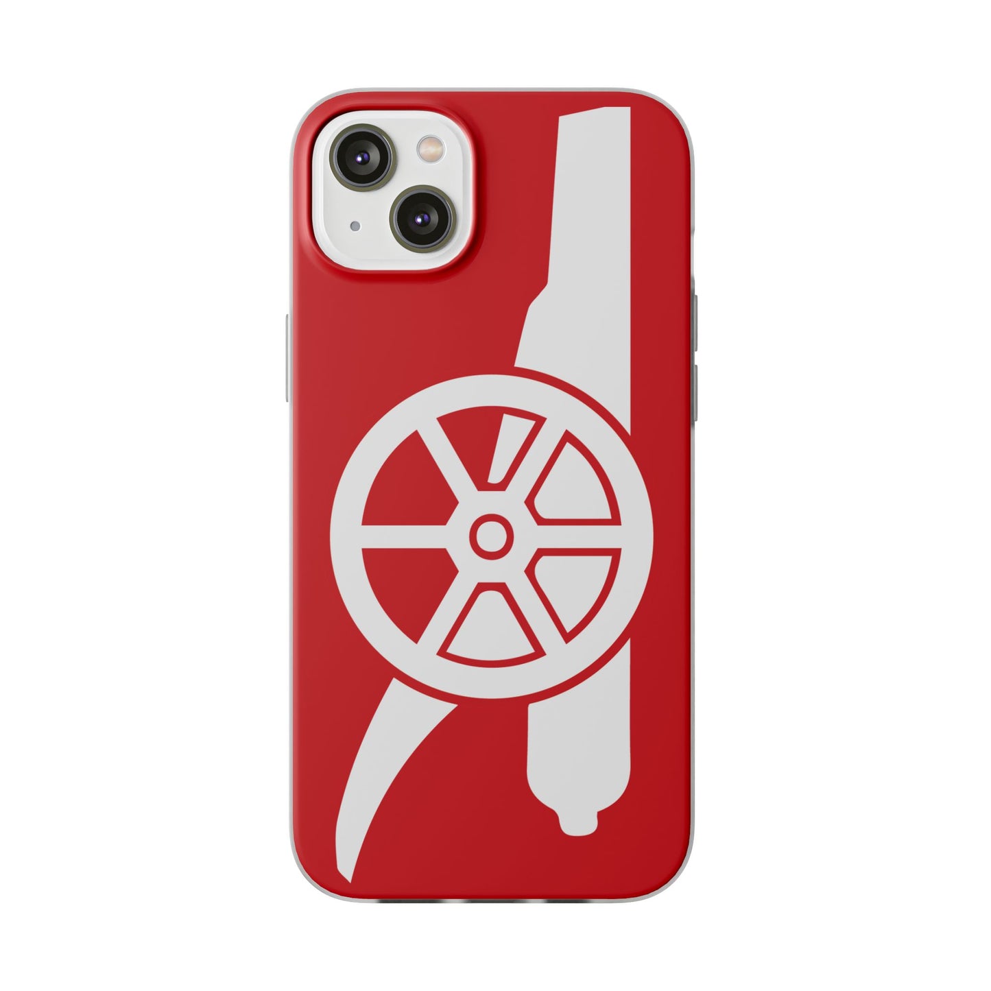 Arsenal Cannon Red iPhone Flexi Case - iPhone 16, 15, 14, Plus/Pro/Pro Max