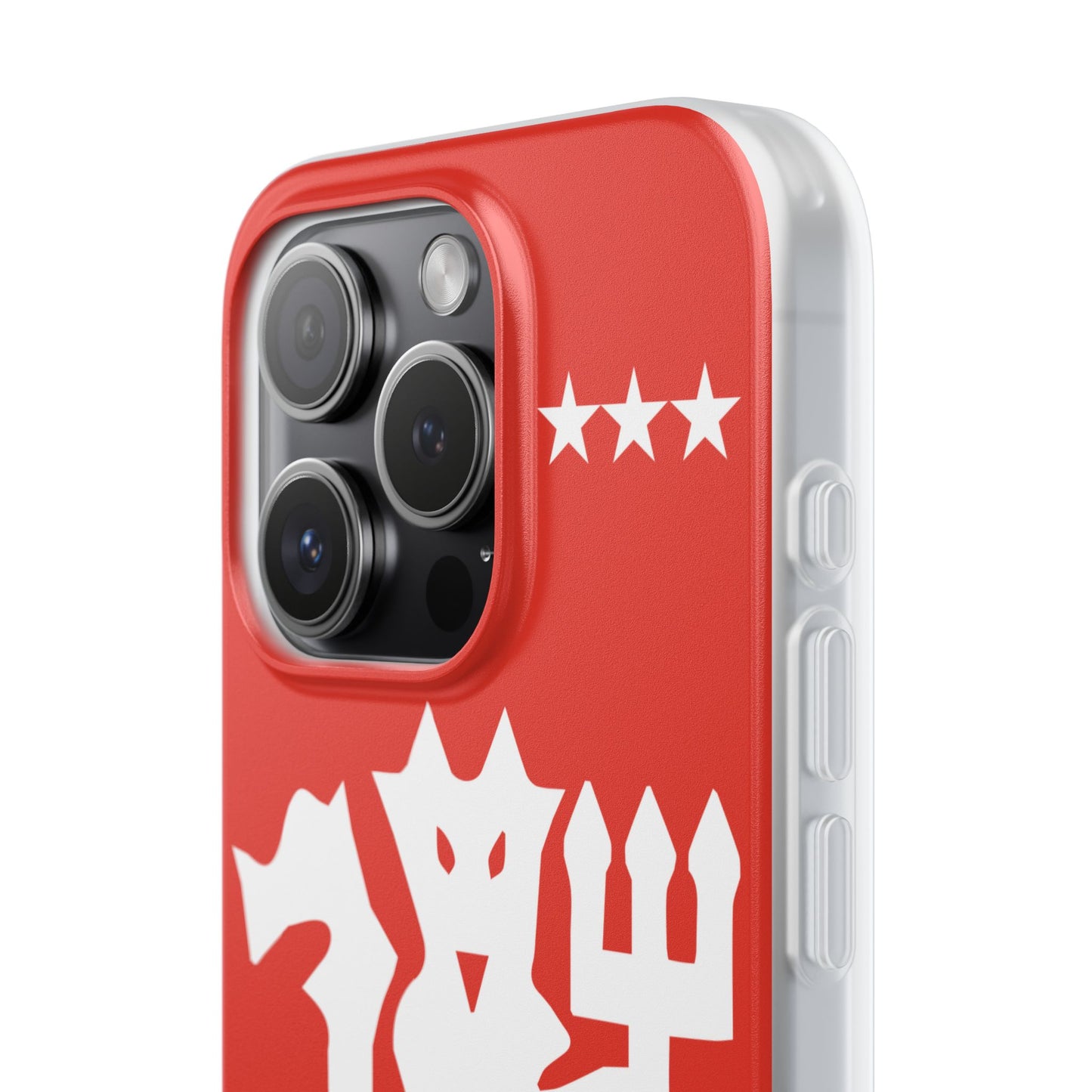 Manchester United iPhone Flexi Case - iPhone 16, 15, 14, Plus/Pro/Pro Max - Red