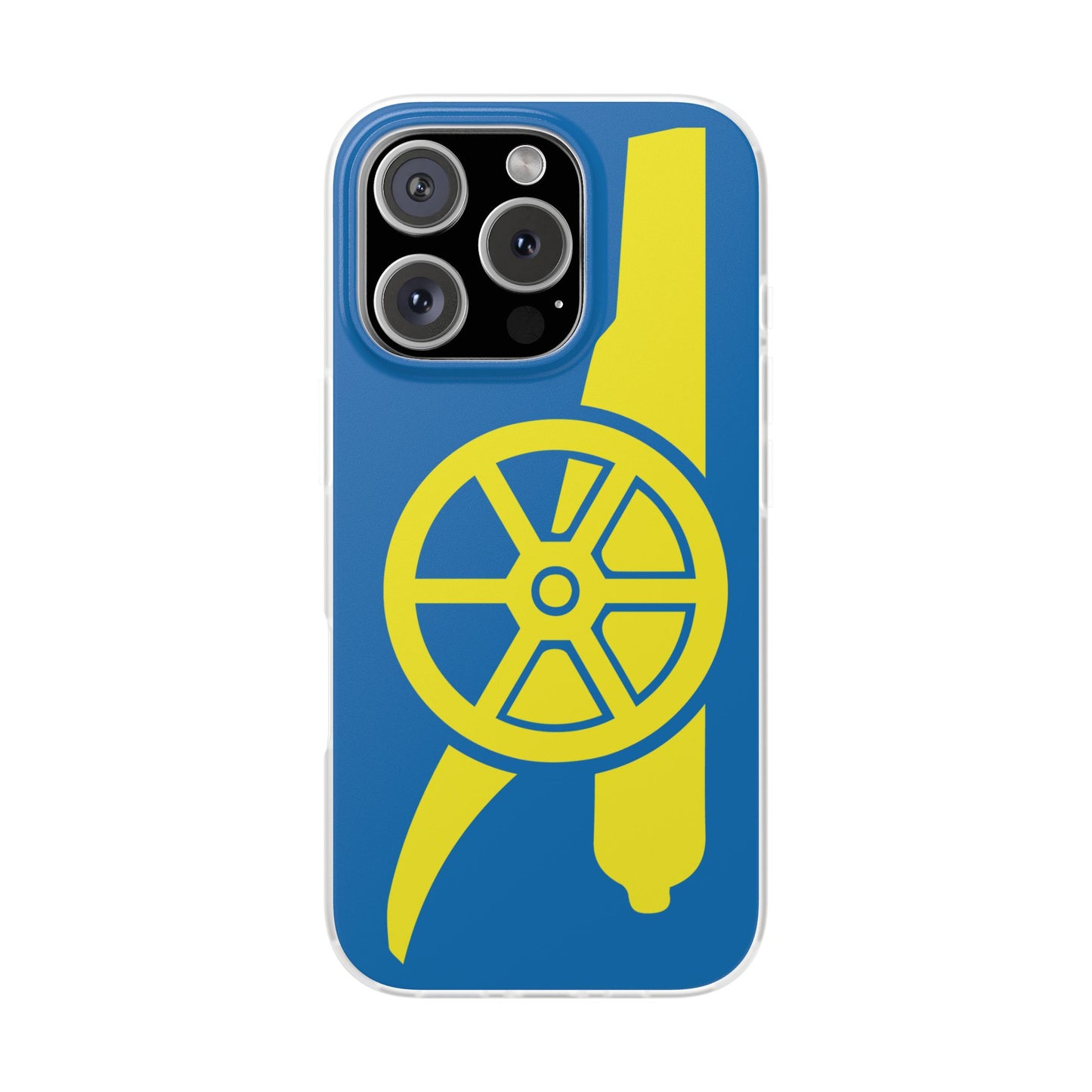 Arsenal Cannon Blue iPhone Flexi Case - iPhone 16, 15, 14, Plus/Pro/Pro Max