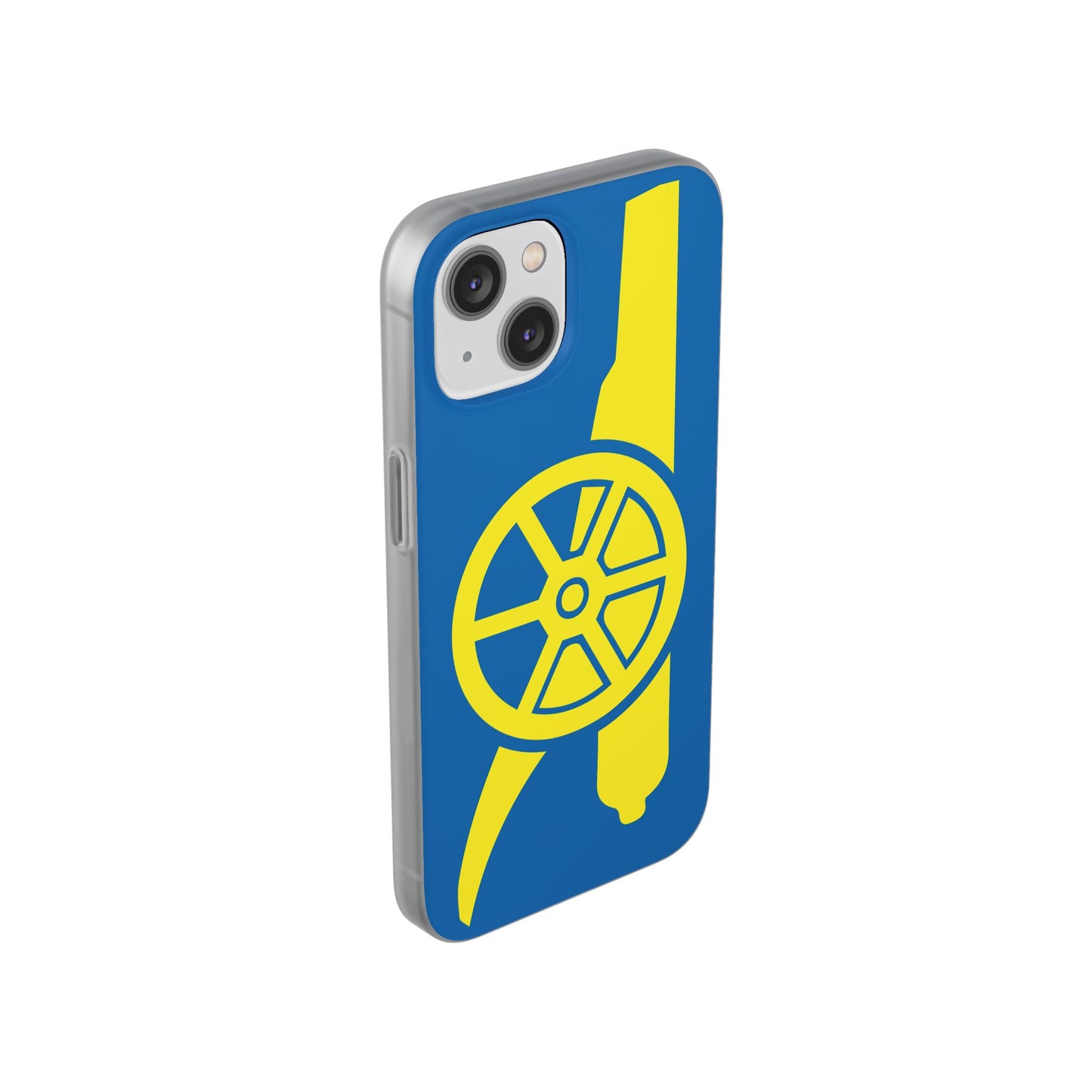 Arsenal Cannon Blue iPhone Flexi Case - iPhone 16, 15, 14, Plus/Pro/Pro Max