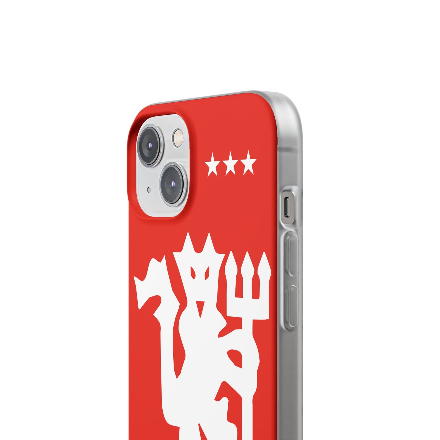 Manchester United iPhone Flexi Case - iPhone 16, 15, 14, Plus/Pro/Pro Max - Red