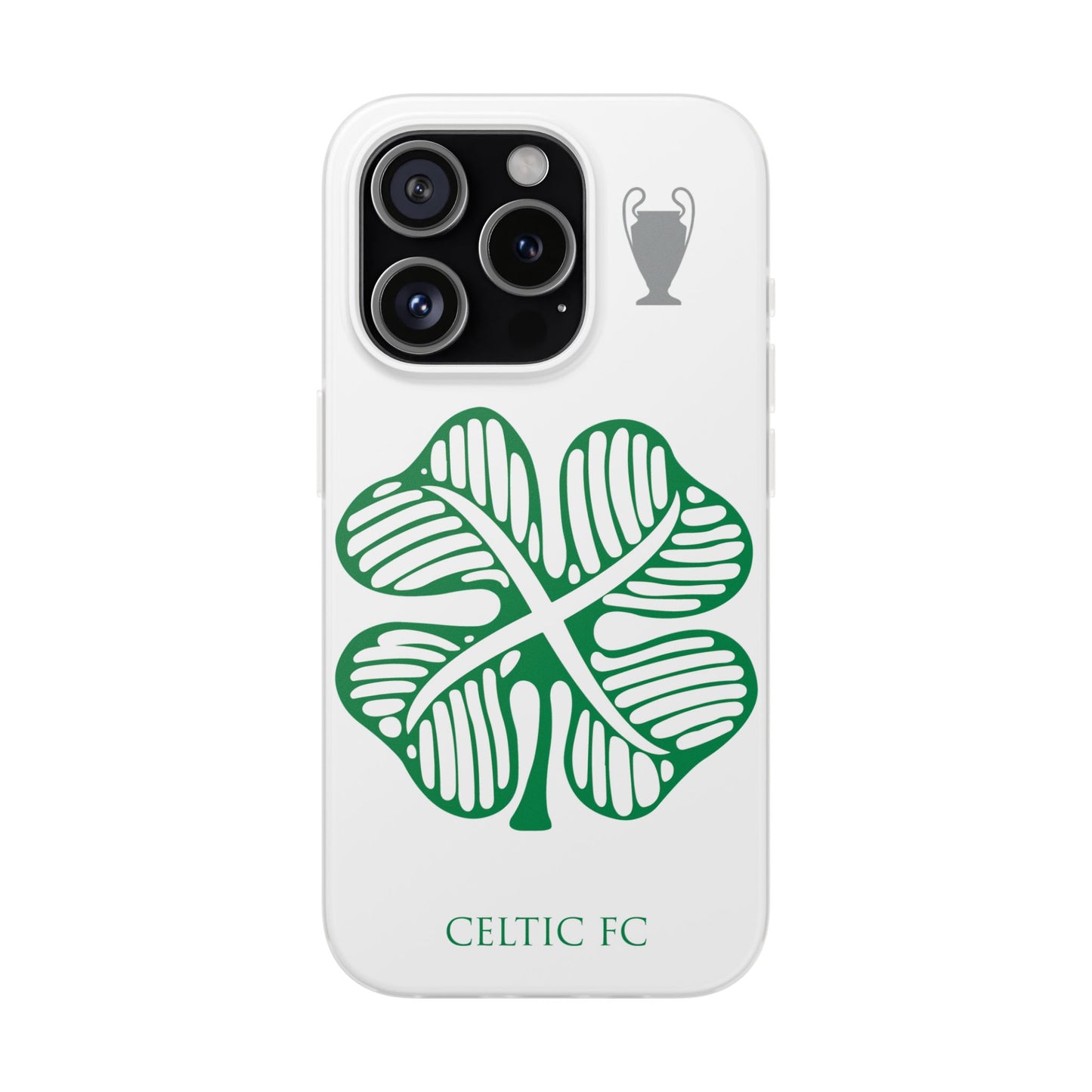 Celtic White iPhone Flexi Case - iPhone 16, 15, 14, Plus/Pro/pro Max