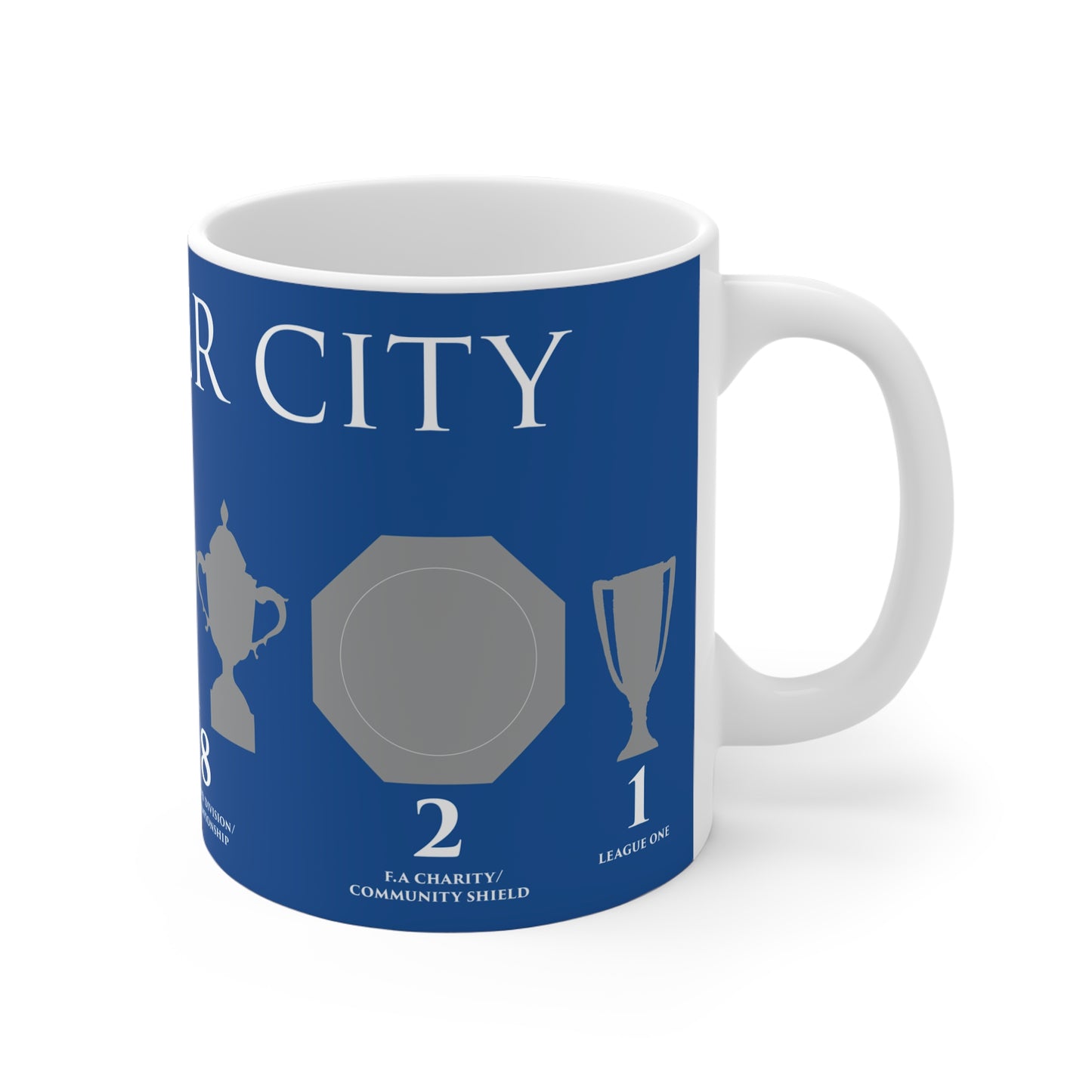 Leicester City Trophies Mug - Blue