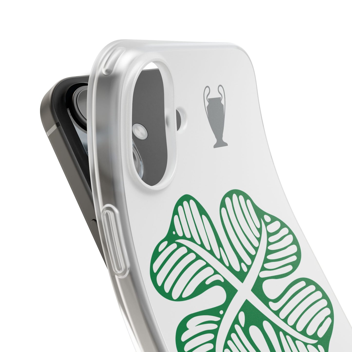 Celtic White iPhone Flexi Case - iPhone 16, 15, 14, Plus/Pro/pro Max