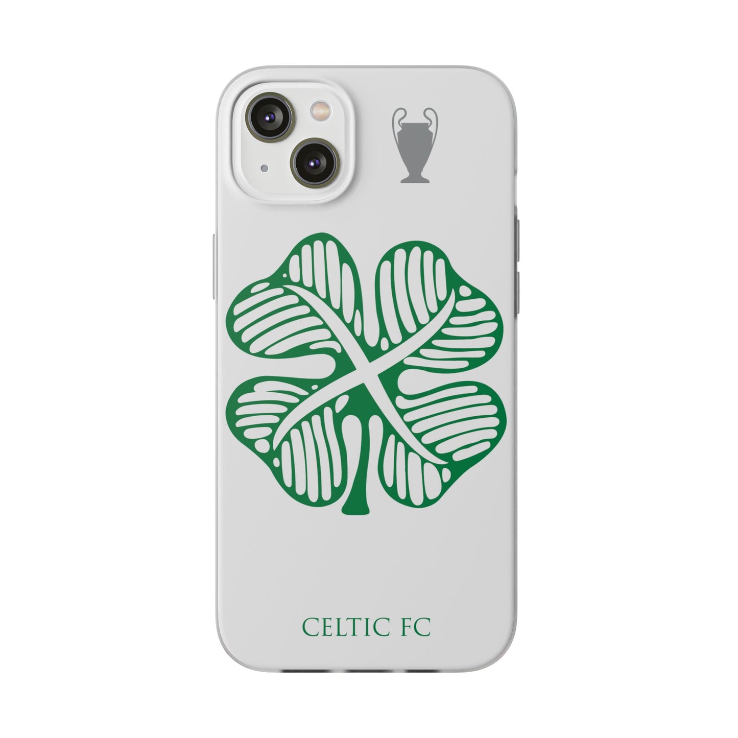 Celtic White iPhone Flexi Case - iPhone 16, 15, 14, Plus/Pro/pro Max